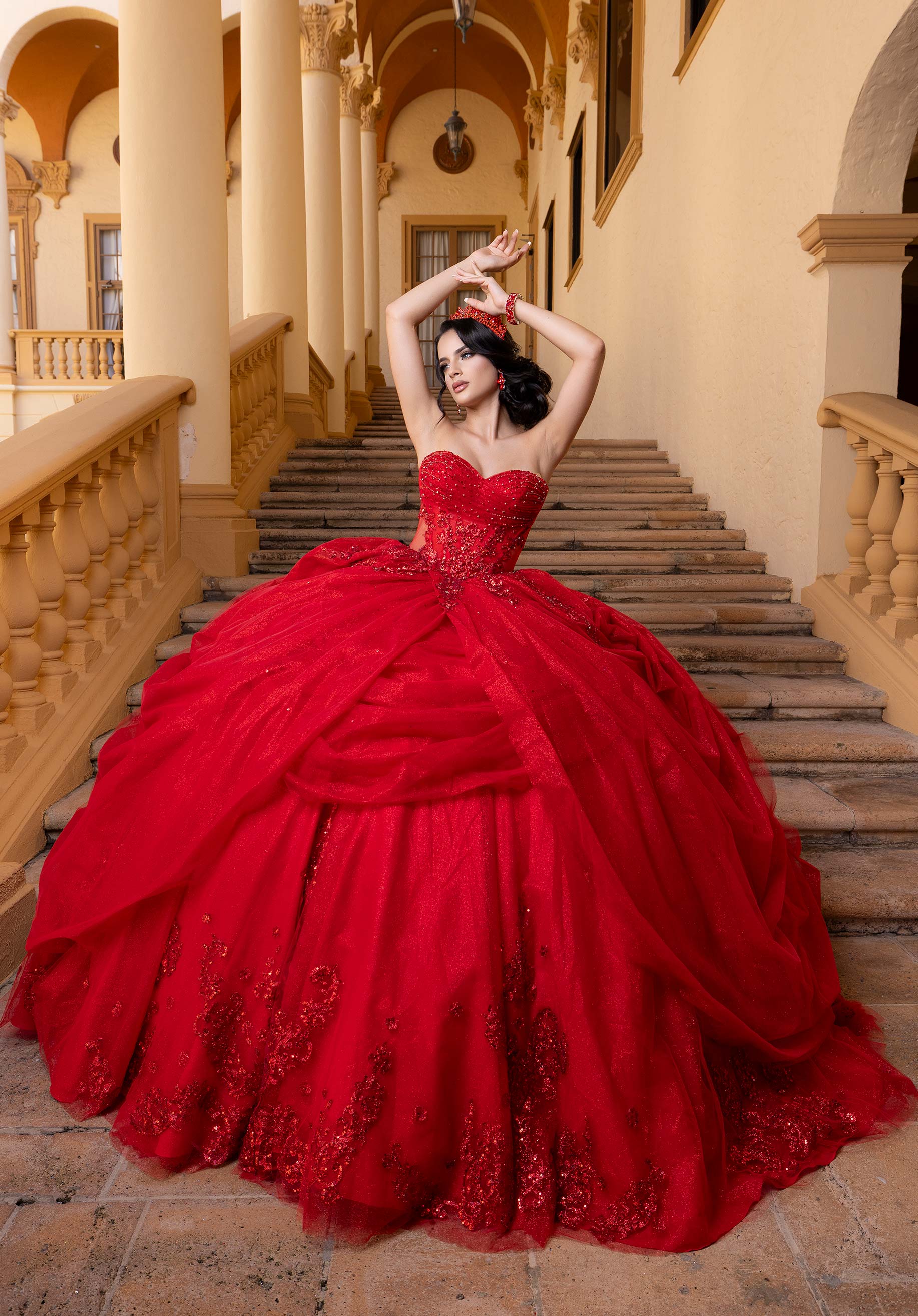 morilee-bailey-quincea-era-ballkleid-glitzer-t-ll image 7