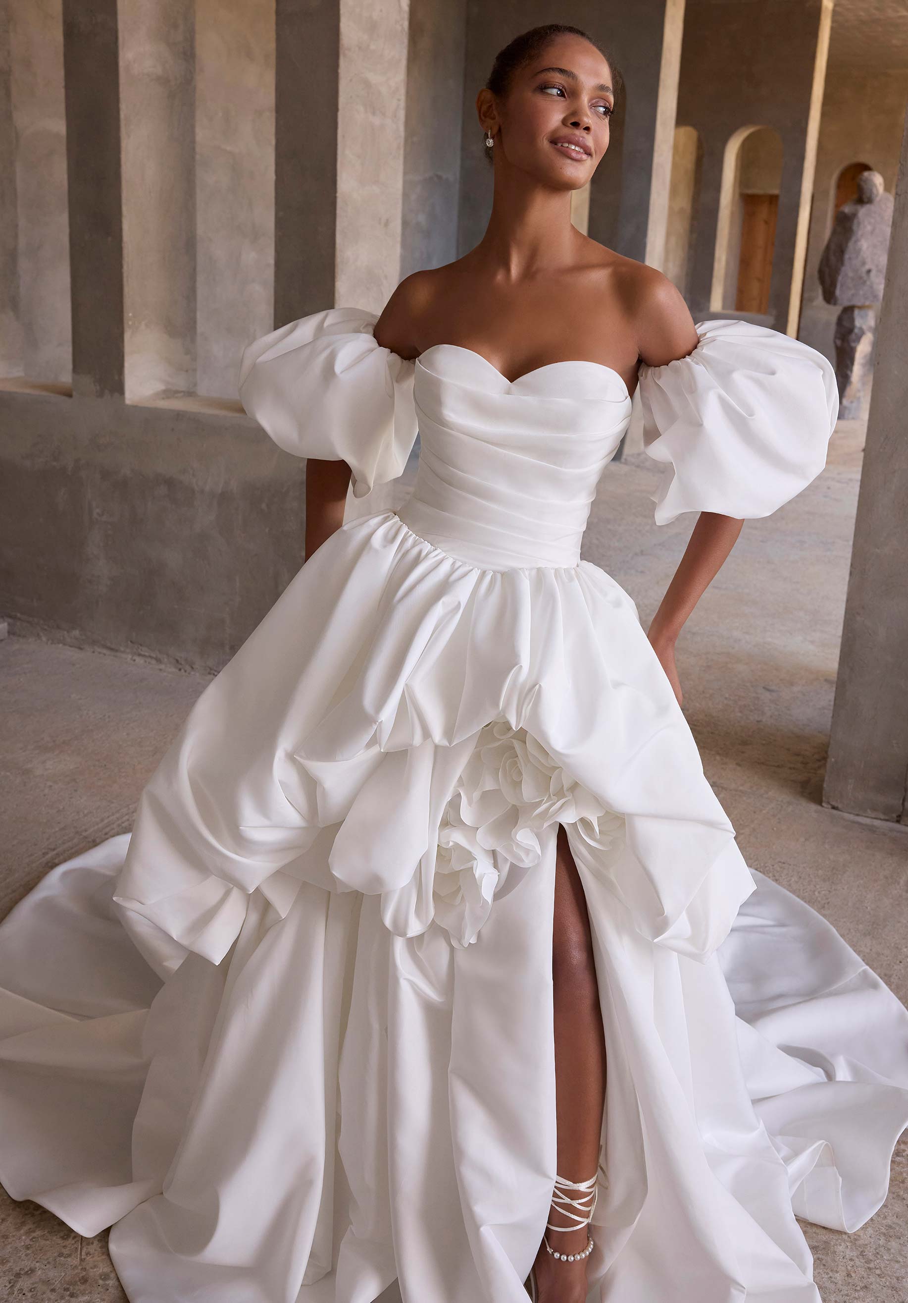 morilee-nereida-brautkleid-taft-ballkleid-mit-bubble-rock image 3