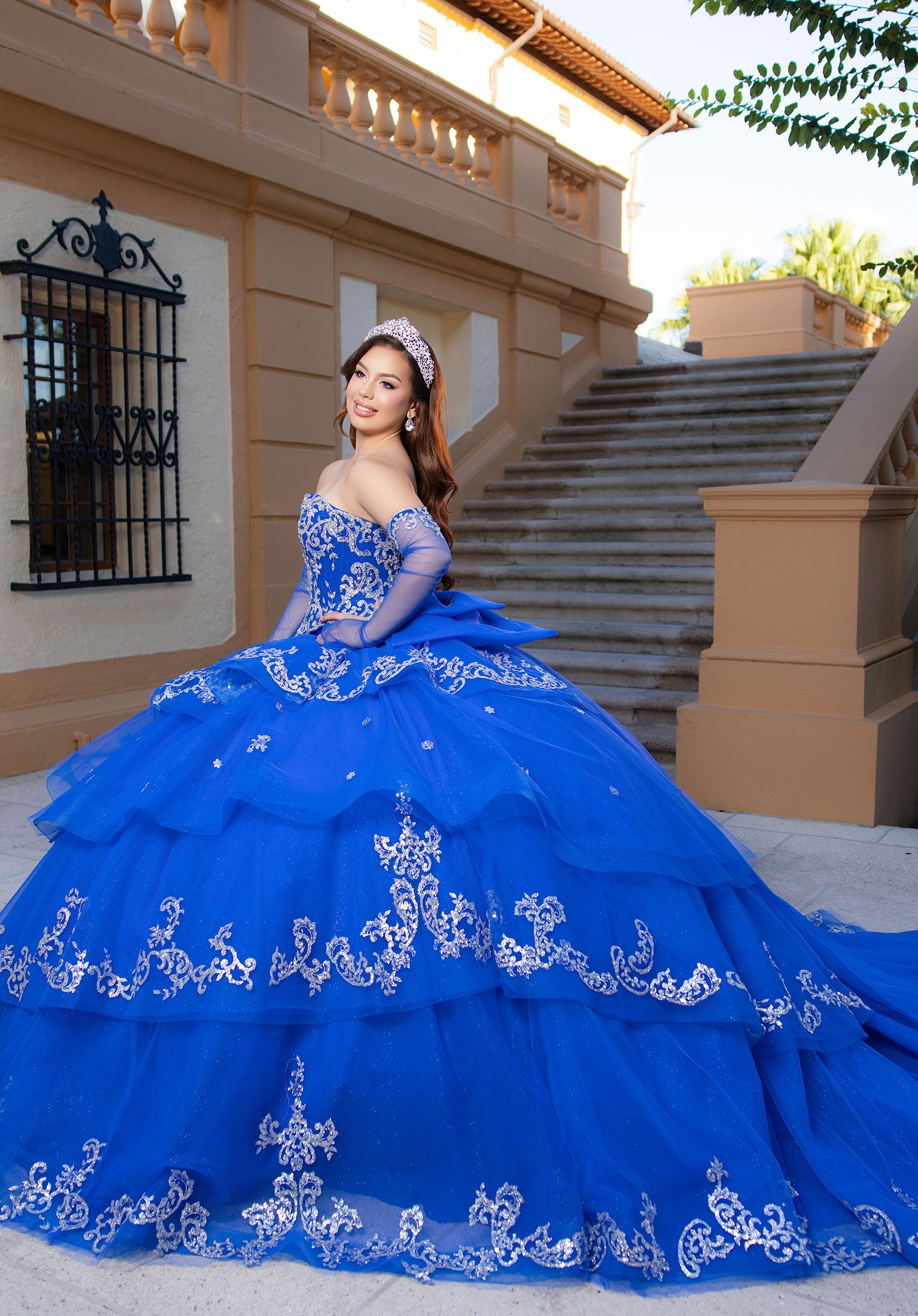 morilee-vizcaya-carina-quincea-era-kleid-3-teilig-glitzer-t-ll-mit-korsett image 3