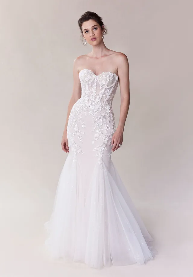 morilee-sevyn-brautkleid-mermaid-mit-glitzert-ll-und-godets image 1