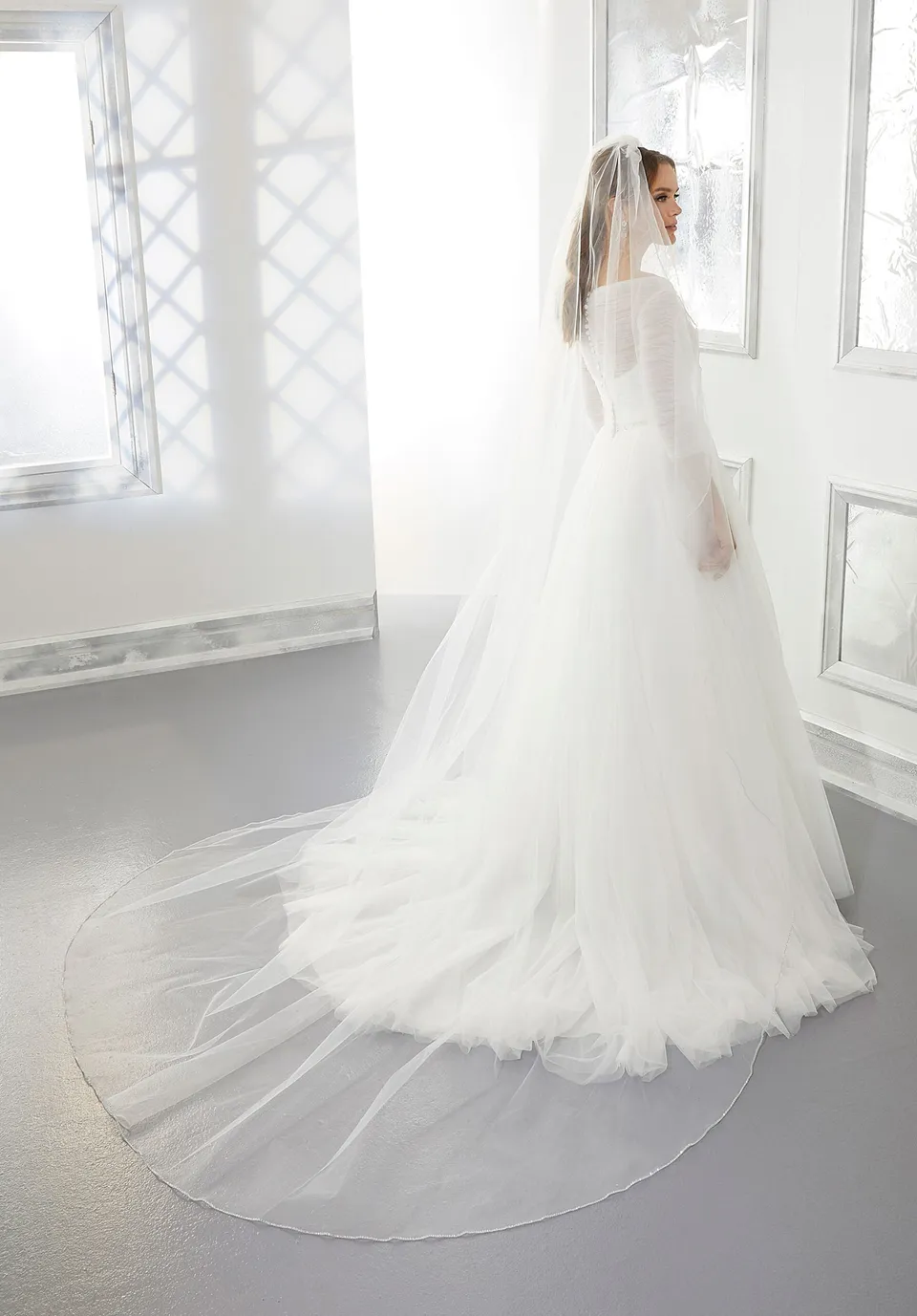 morilee-angel-cut-schleier-mit-strasskante image 1