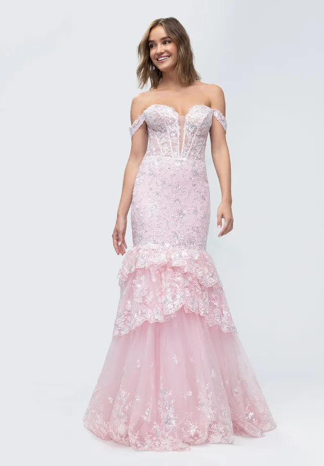 morilee-mermaid-partykleid-sweetheart-glitzer-t-ll image 1