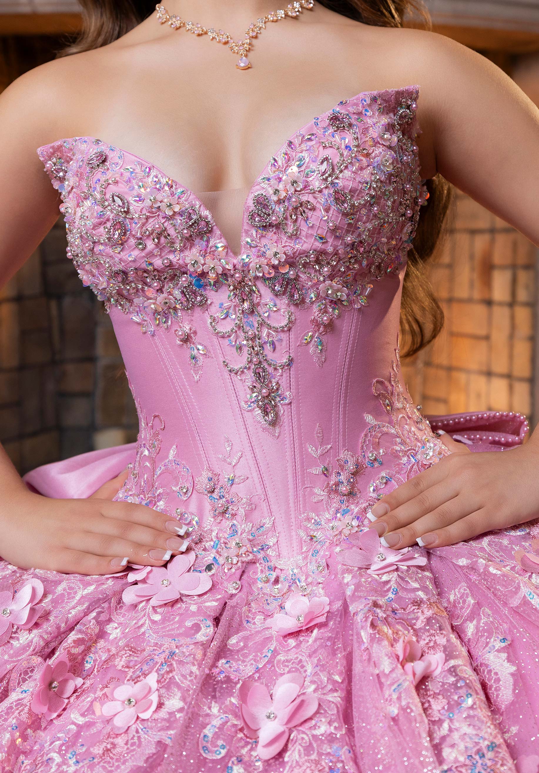 morilee-vizcaya-bibiana-quincea-era-ballkleid-satin-glitzer-t-ll image 5