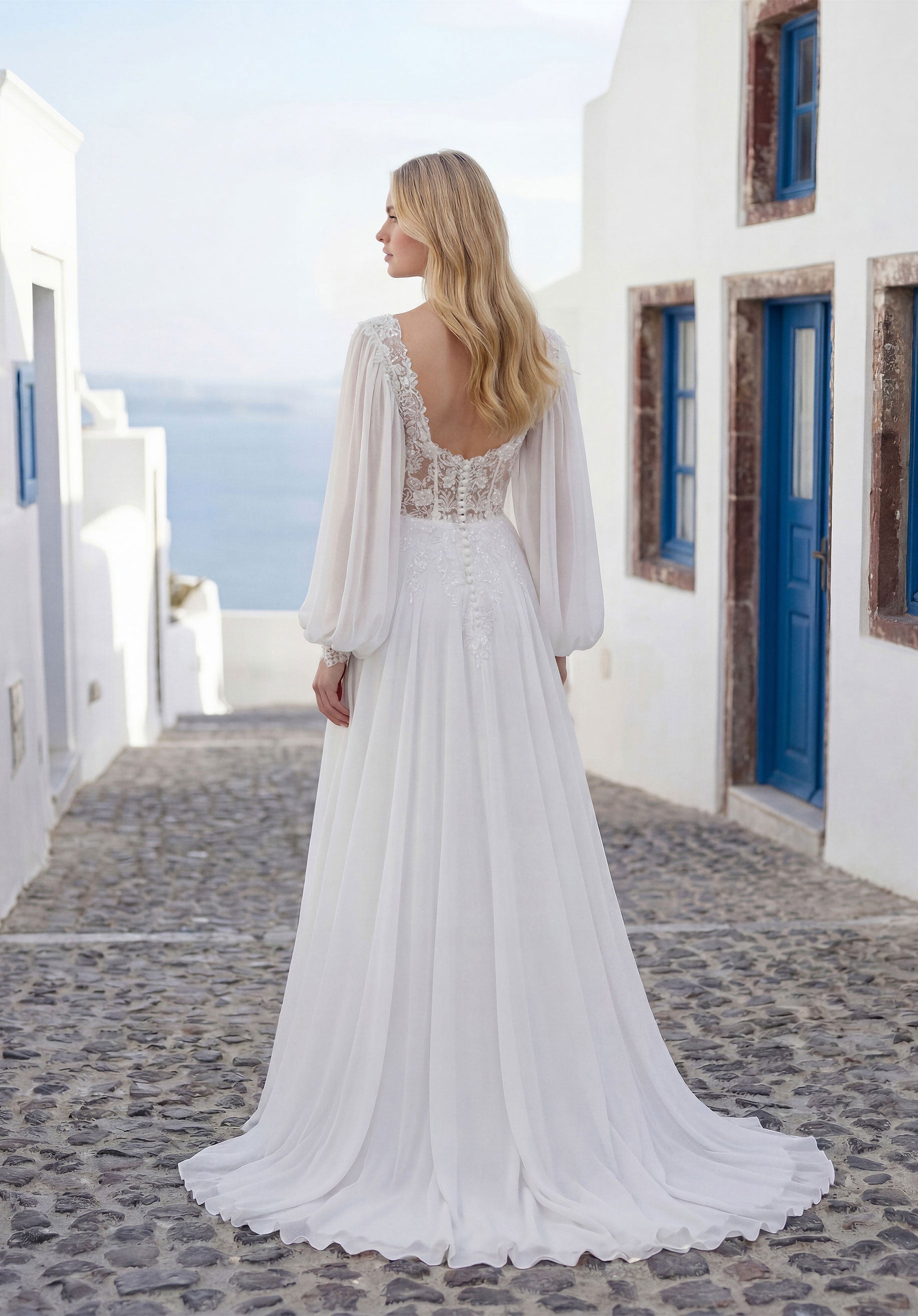 morilee-th-line-chiffon-a-linien-brautkleid image 3
