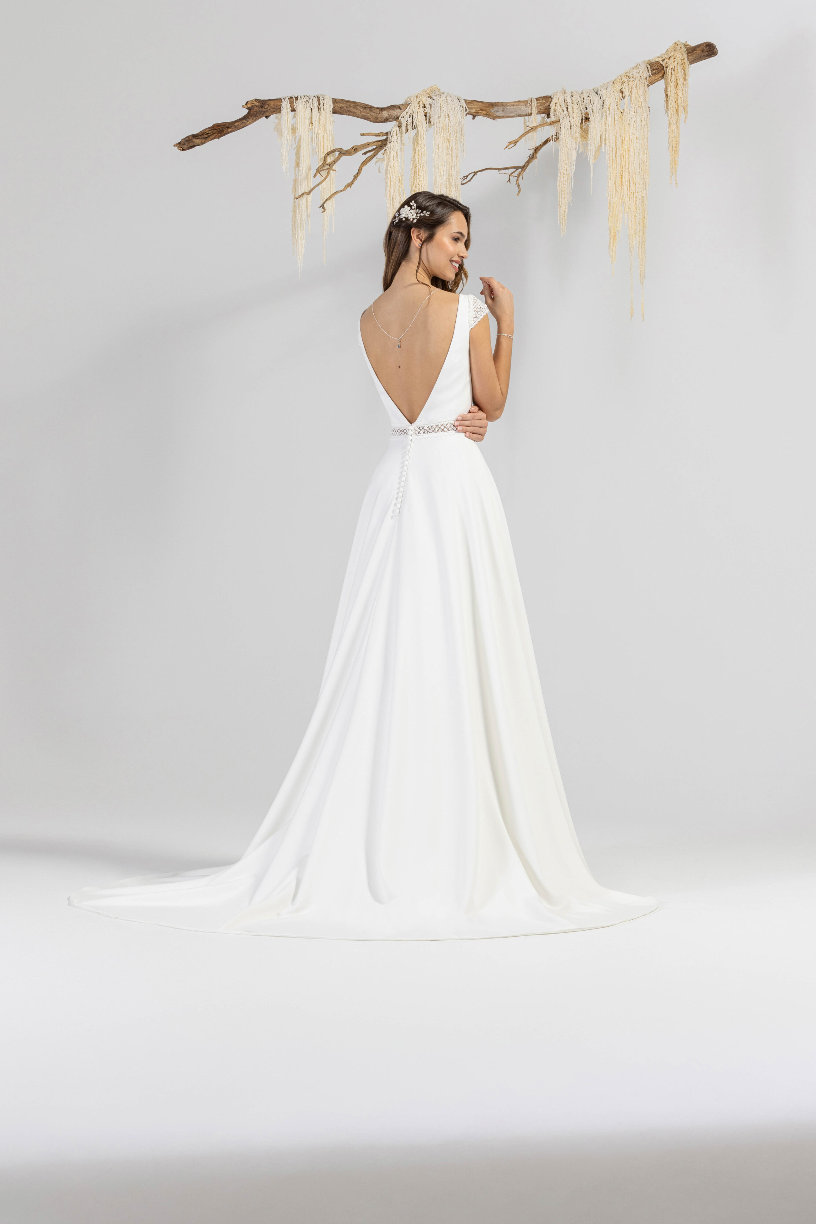 eglantine-losange-brautkleid-ivoire-wei-gr-34-74 image 3