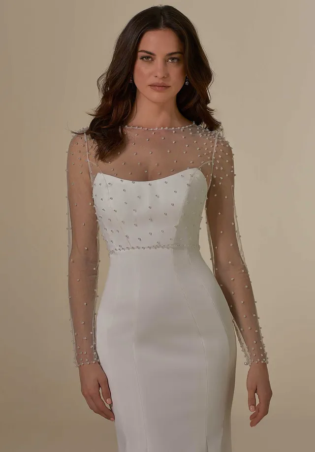 morilee-perlen-jacke-beaded-bridal-cover-up image 1