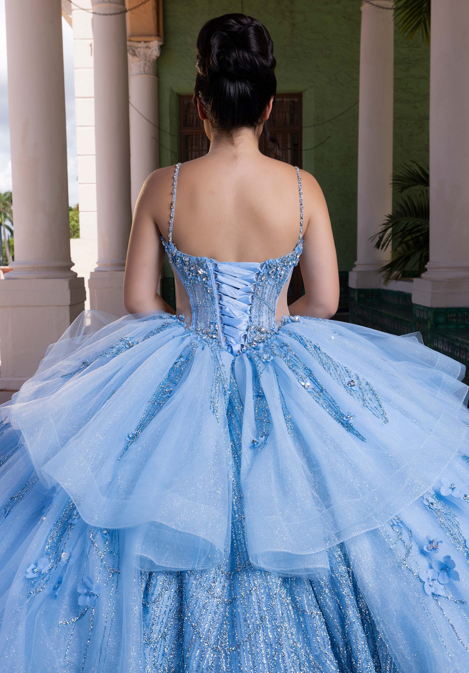 morilee-britney-quincea-era-kleid-t-ll-peplum-glitzer image 3