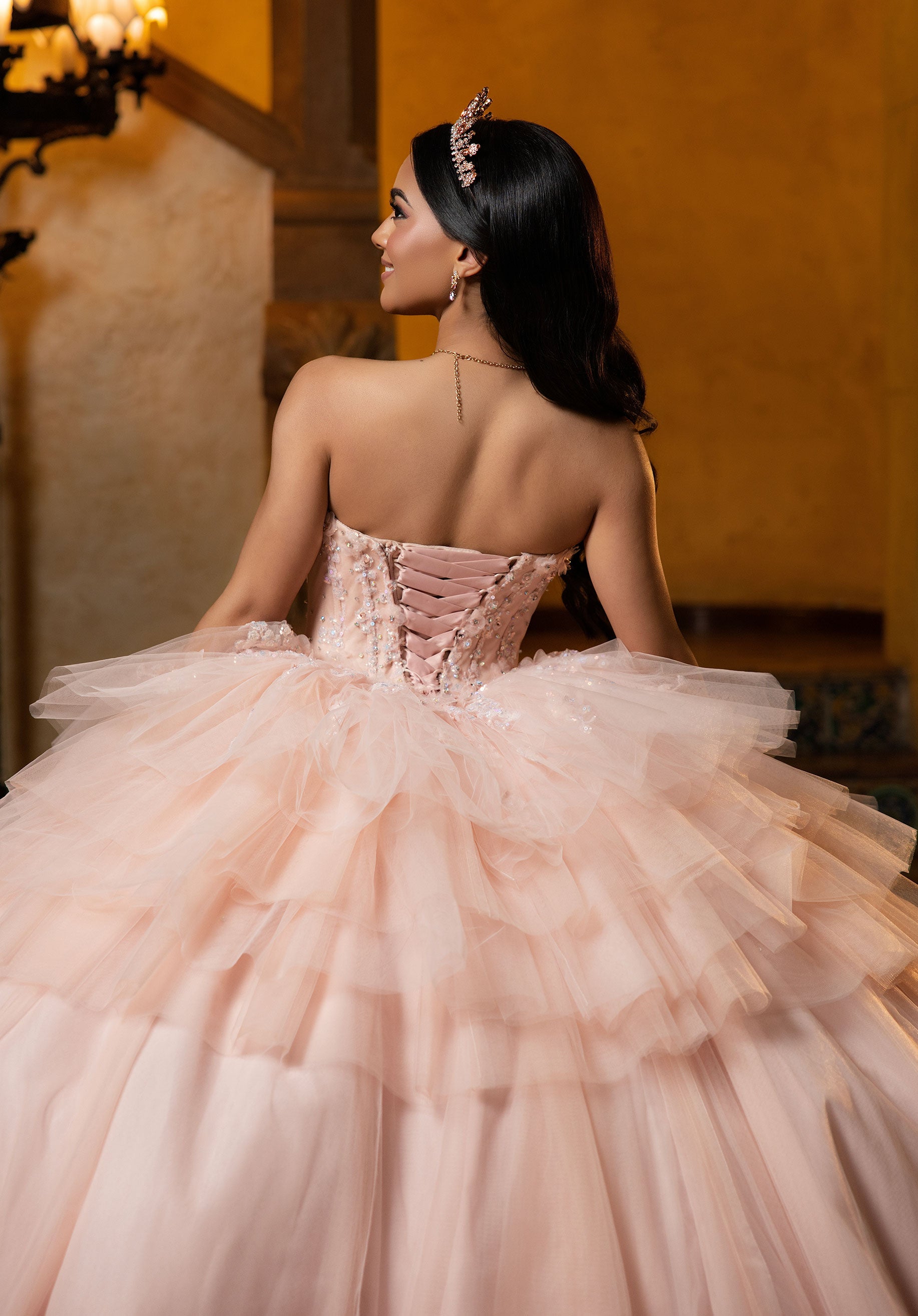 morilee-coralia-quincea-era-festkleid-glitzer-t-ll-3d-blumen image 7