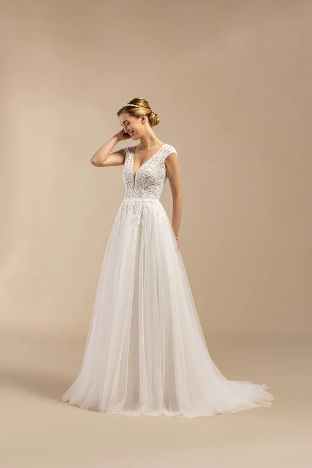 eglantine-bor-al-brautkleid-in-ivoire-blassrosa-wei-gr-34-70 image 1