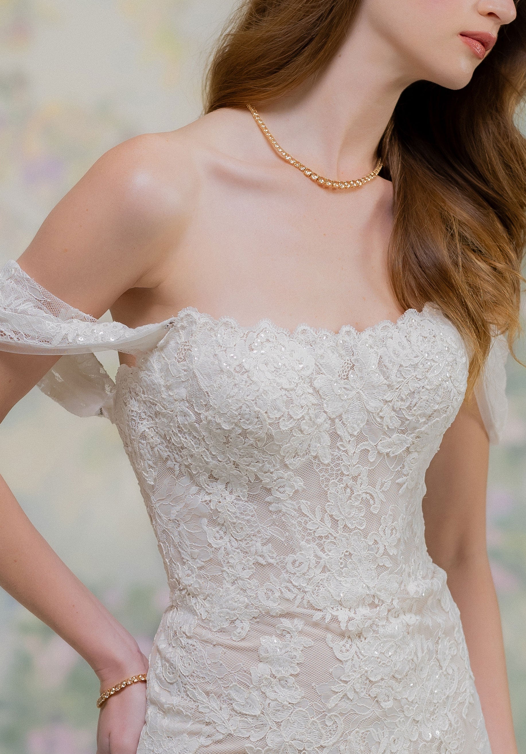 morilee-tener-brautkleid-fit-and-flare-mit-paillettenspitze image 2