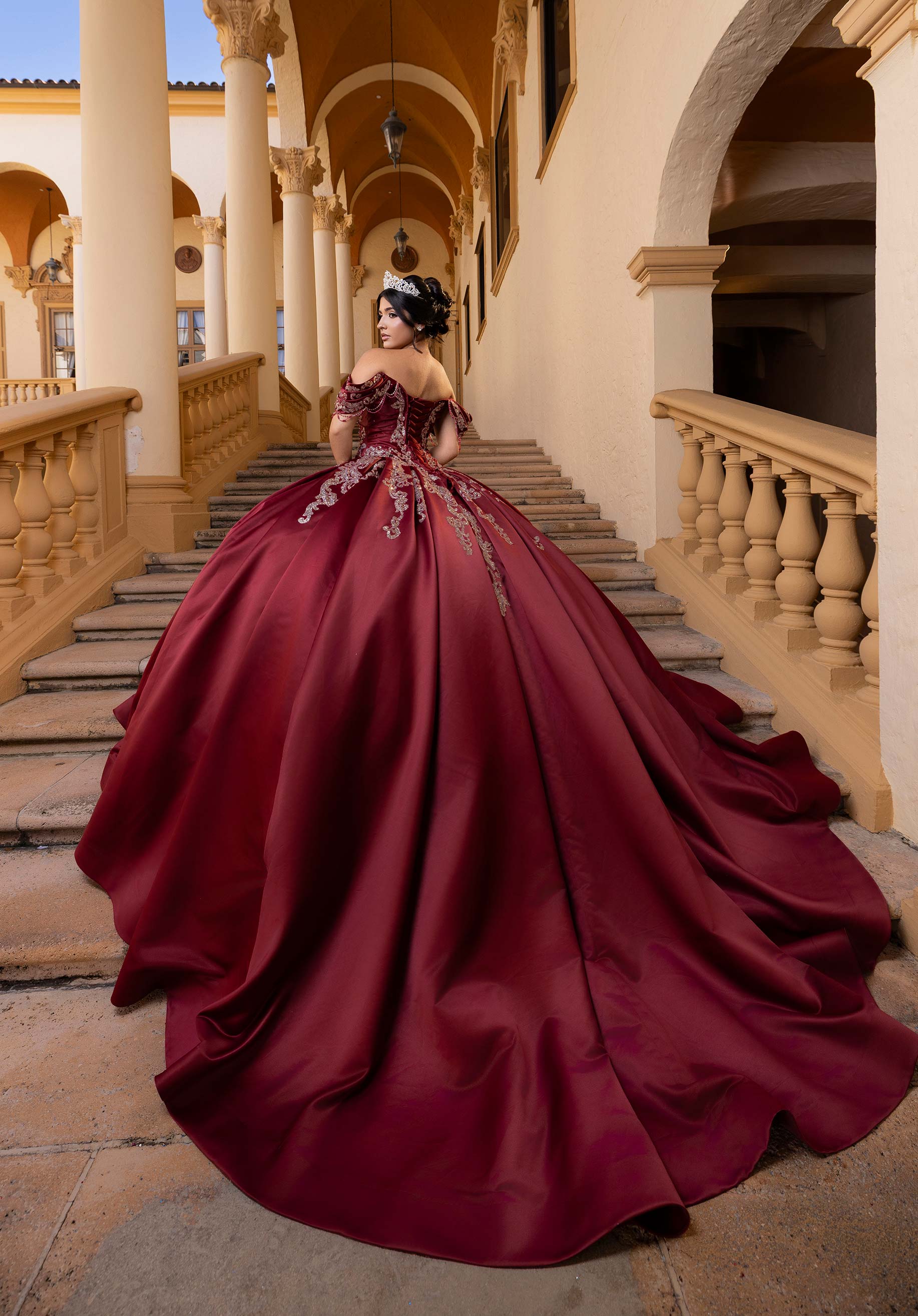 morilee-vizcaya-bree-quincea-era-kleid-satin-ballkleid-mit-schleife image 6