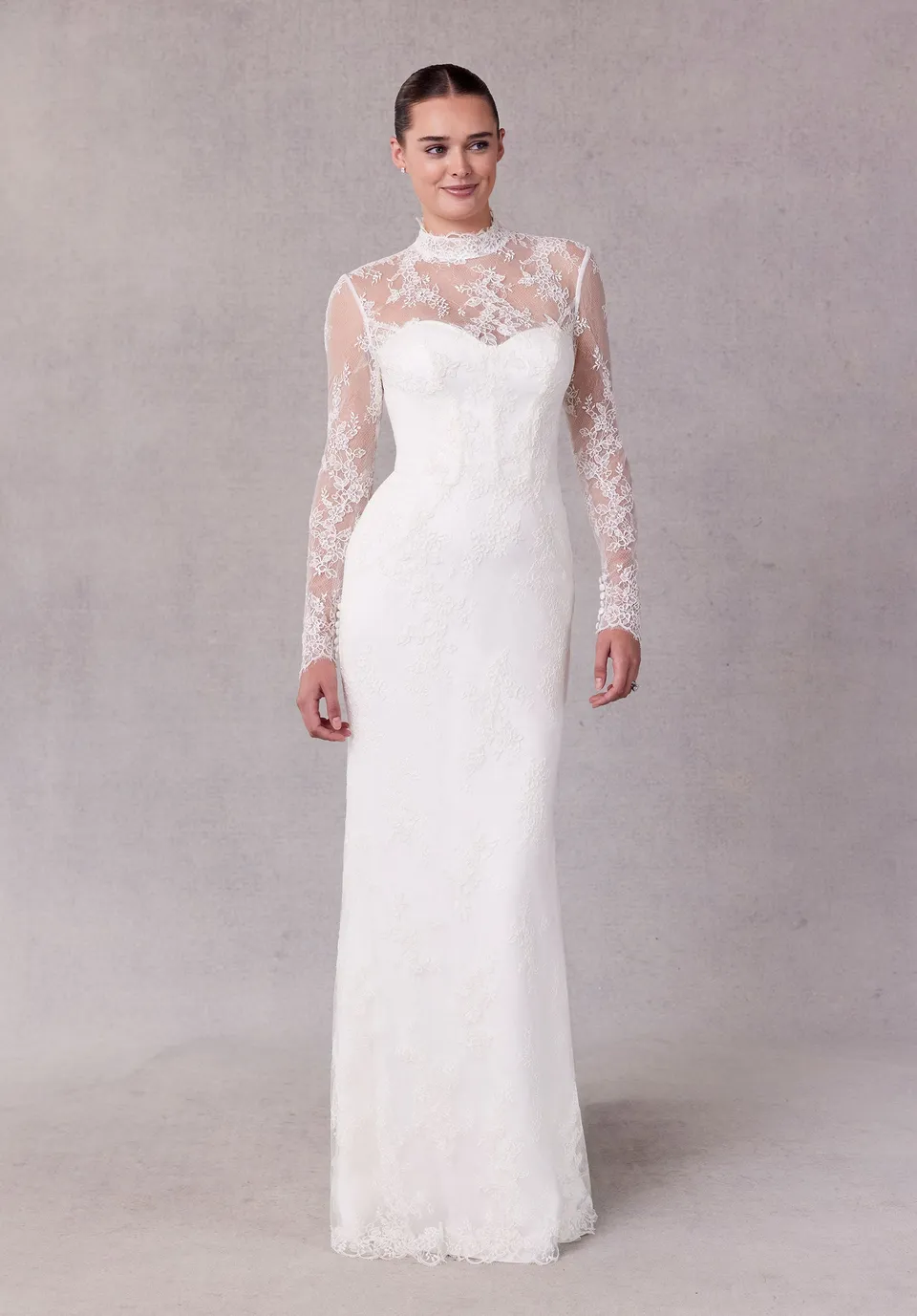 morilee-solara-brautkleid-2-in-1-satin-sheath-mit-spitzen-berkleid image 1