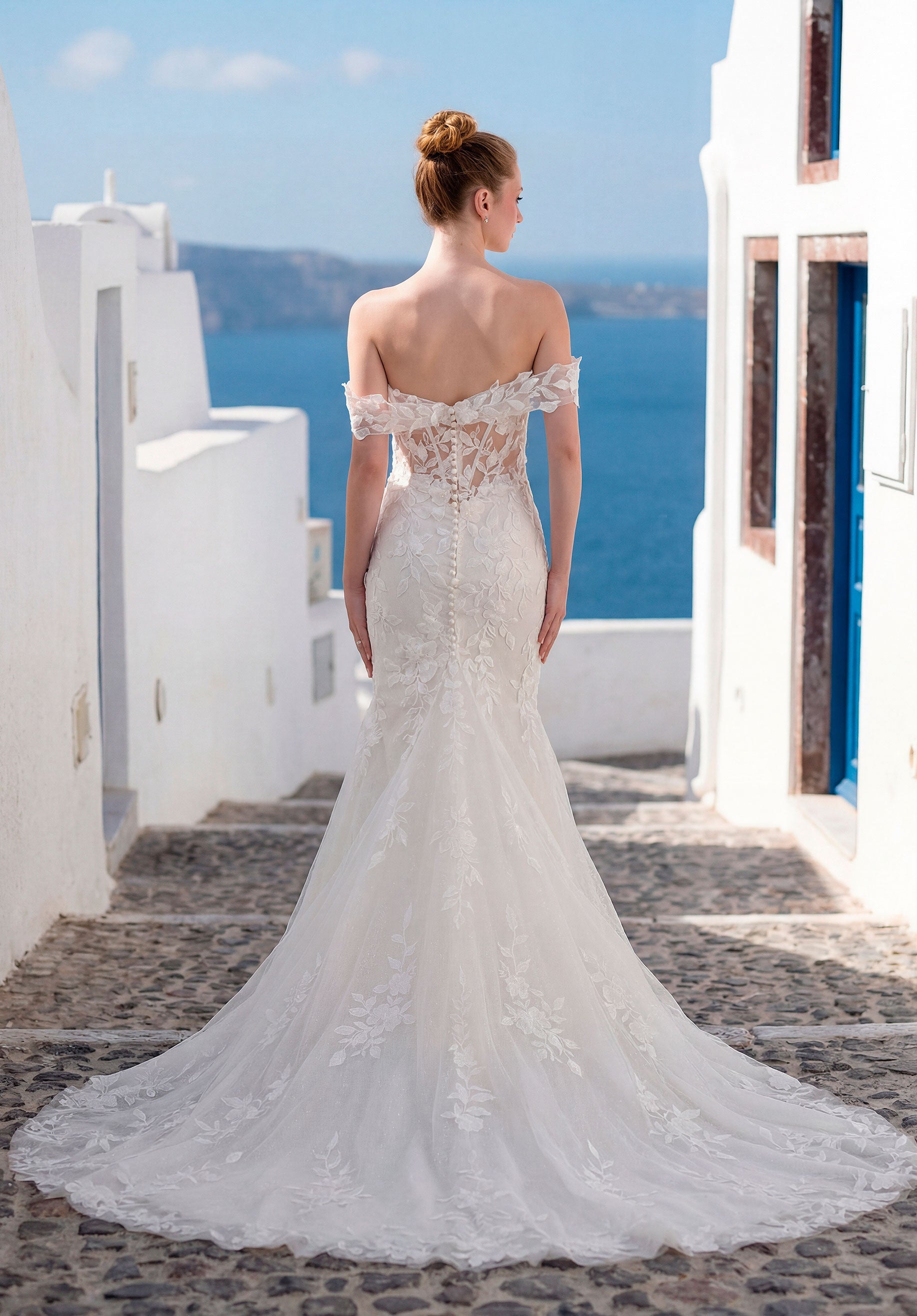 morilee-trystine-meerjungfrau-brautkleid-mit-t-ll-und-rmeln image 3