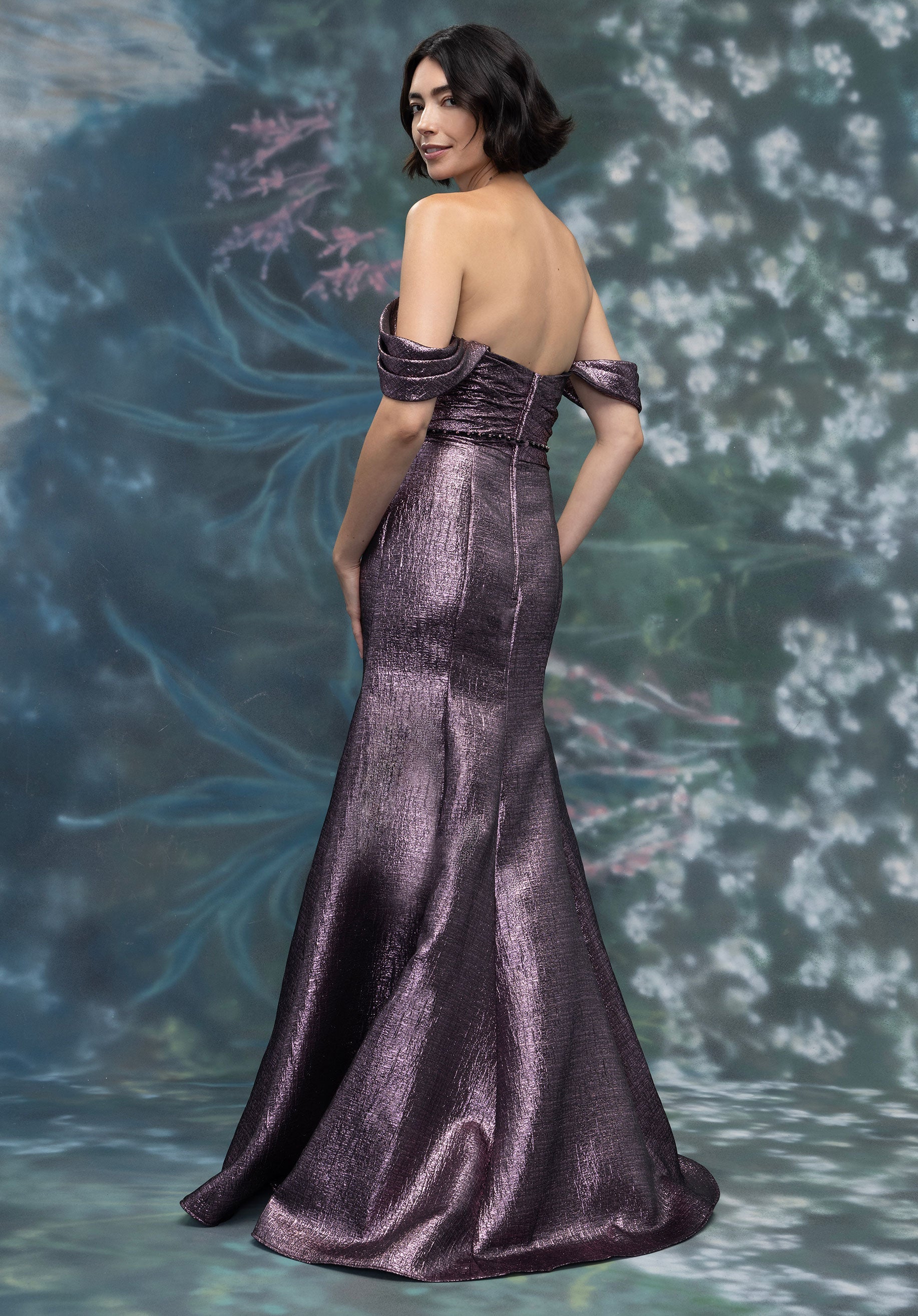 morilee-metallic-jacquard-abendkleid-meerjungfrau-asymmetrisch image 5