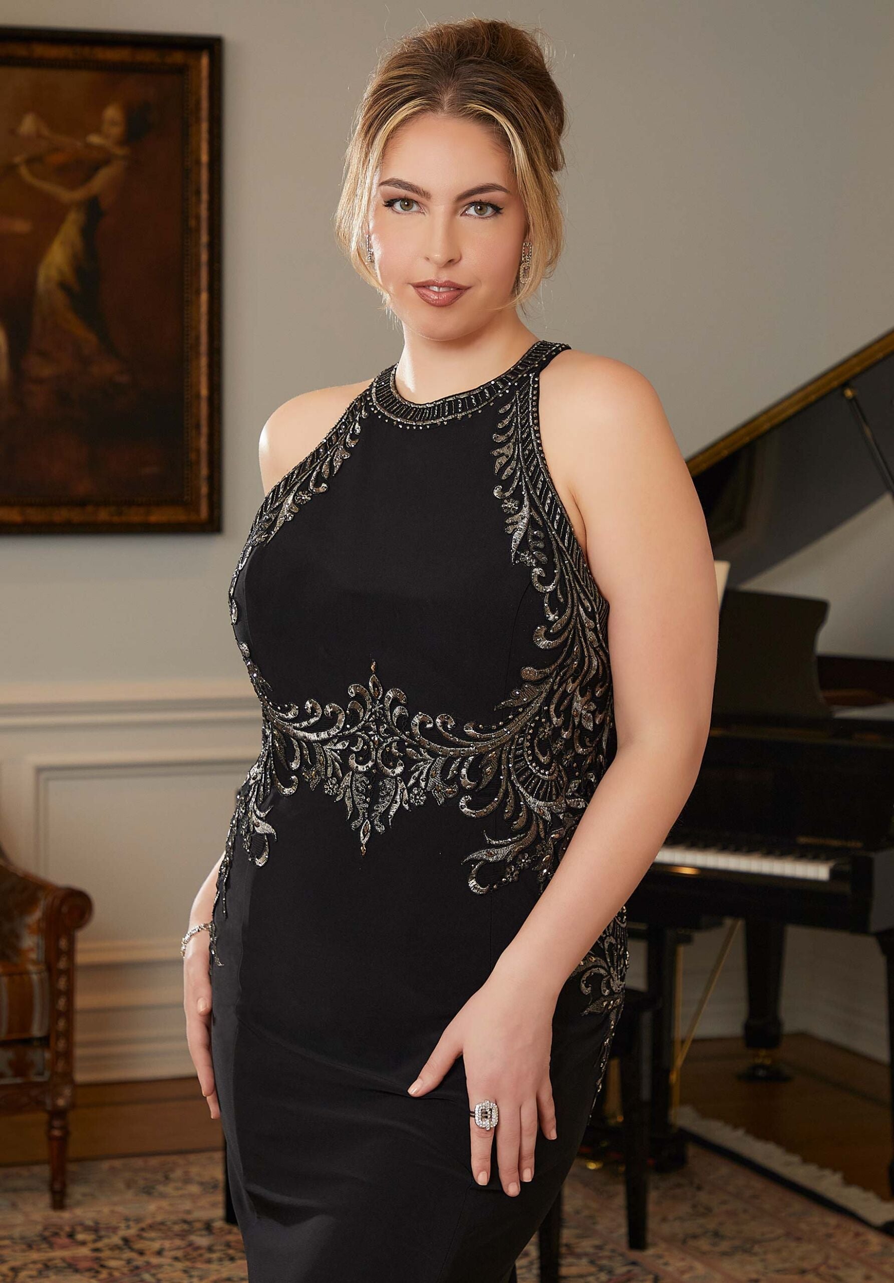 morilee-jersey-abendkleid-figurbetont-mit-kristall-stickerei-und-stola image 4
