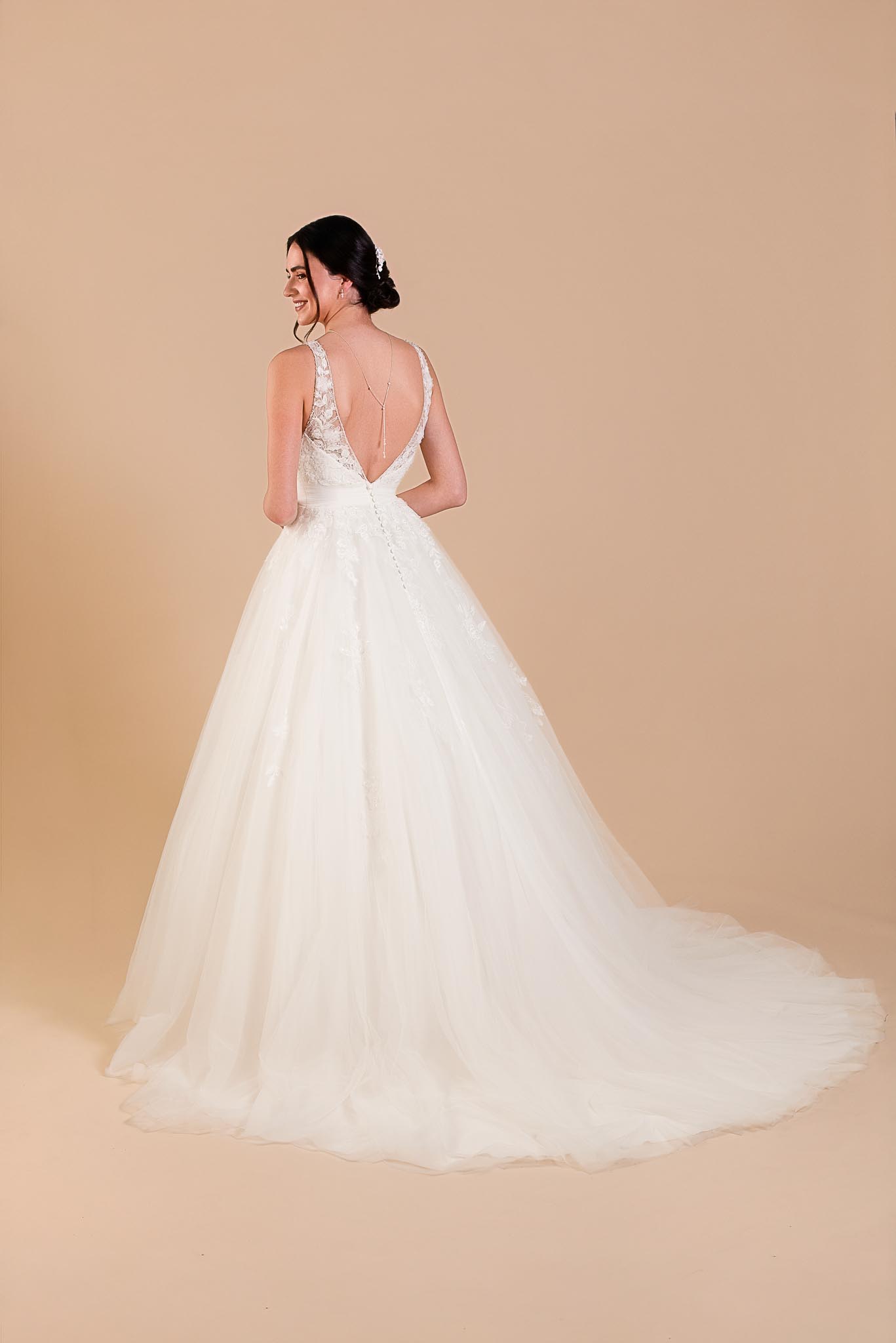 eglantine-inspiree-brautkleid-ivoire-gr-34-56 image 3