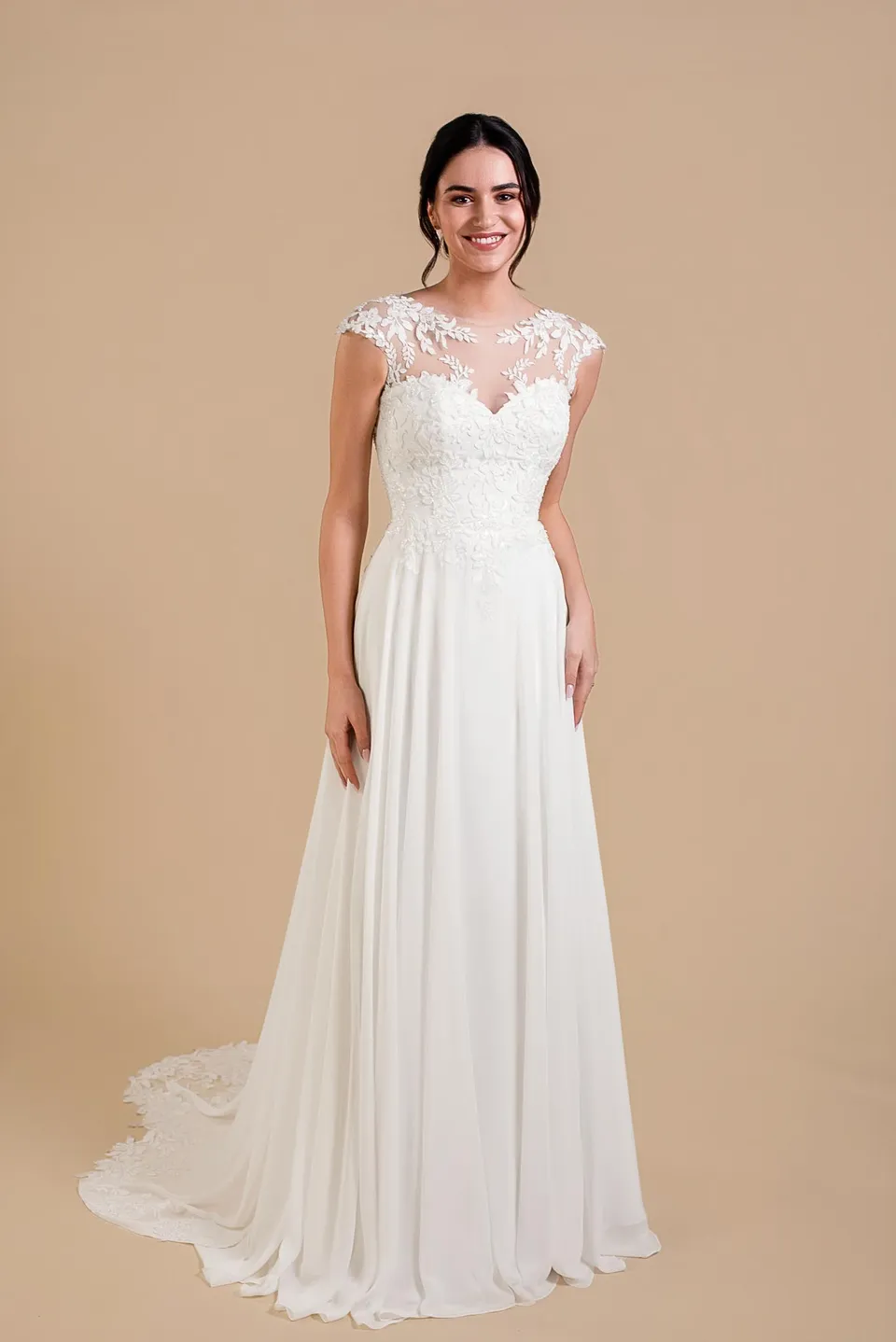 eglantine-ideale-brautkleid-ivoire-wei-gr-34-70 image 1