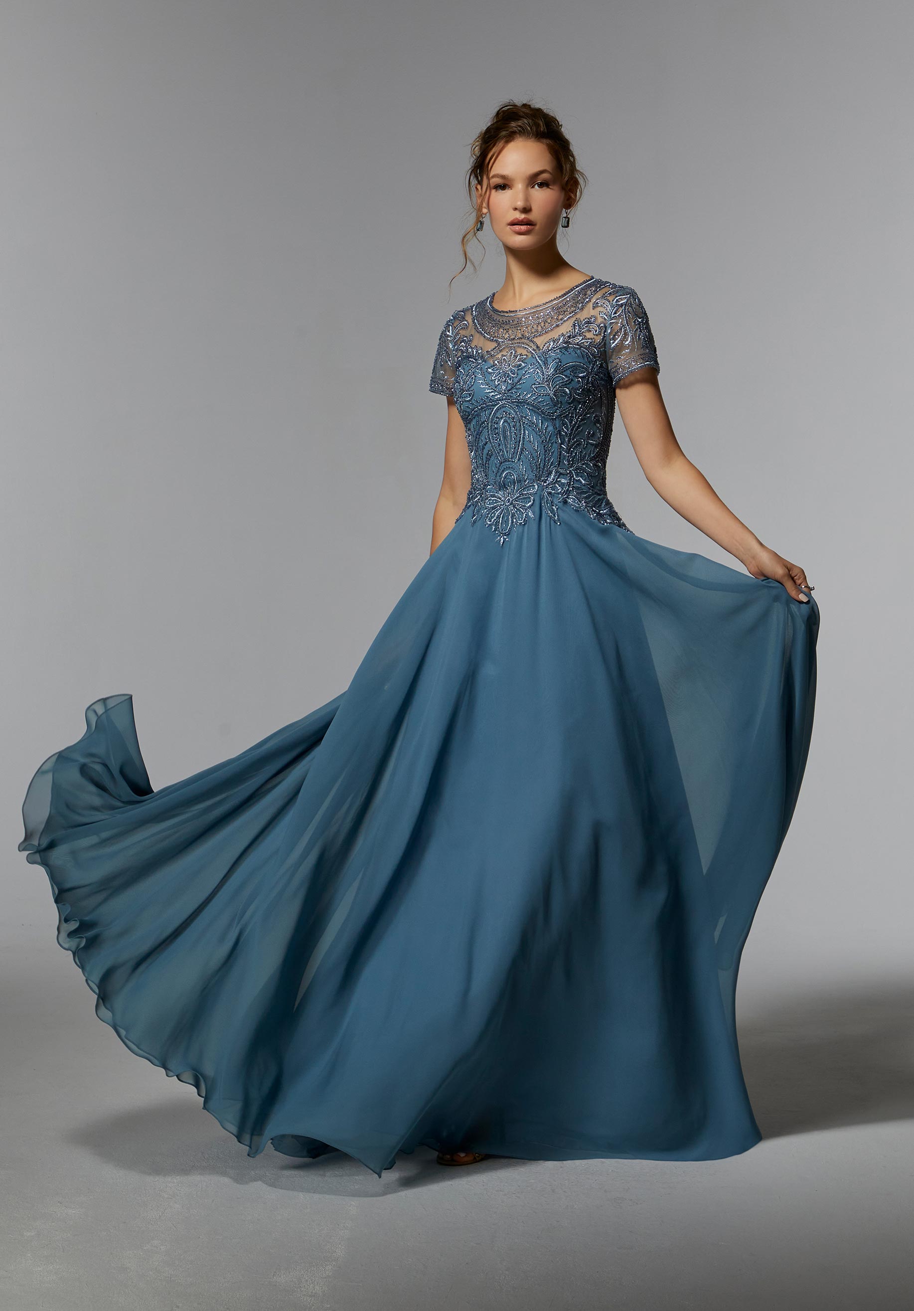 morilee-chiffon-abendkleid-mit-perlen-netz-bodice-und-illusionsr-cken image 2