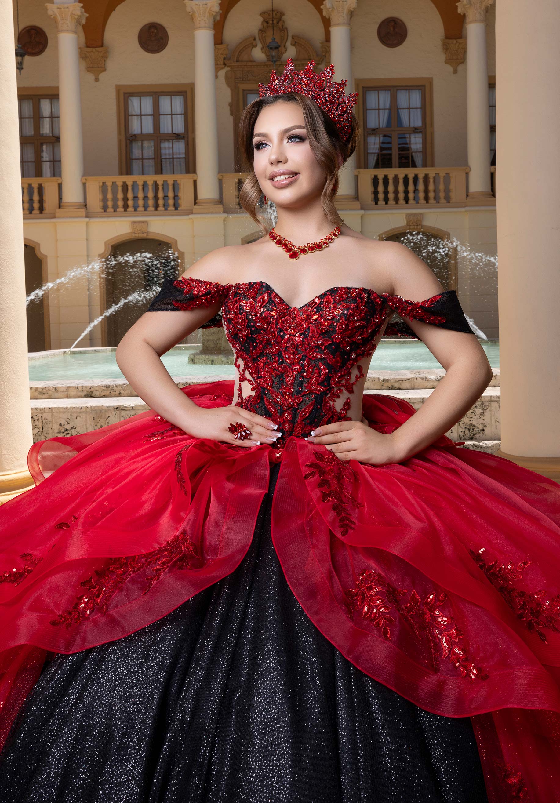 morilee-vizcaya-beatriz-quincea-era-kleid-2-in-1-mit-berrock image 2