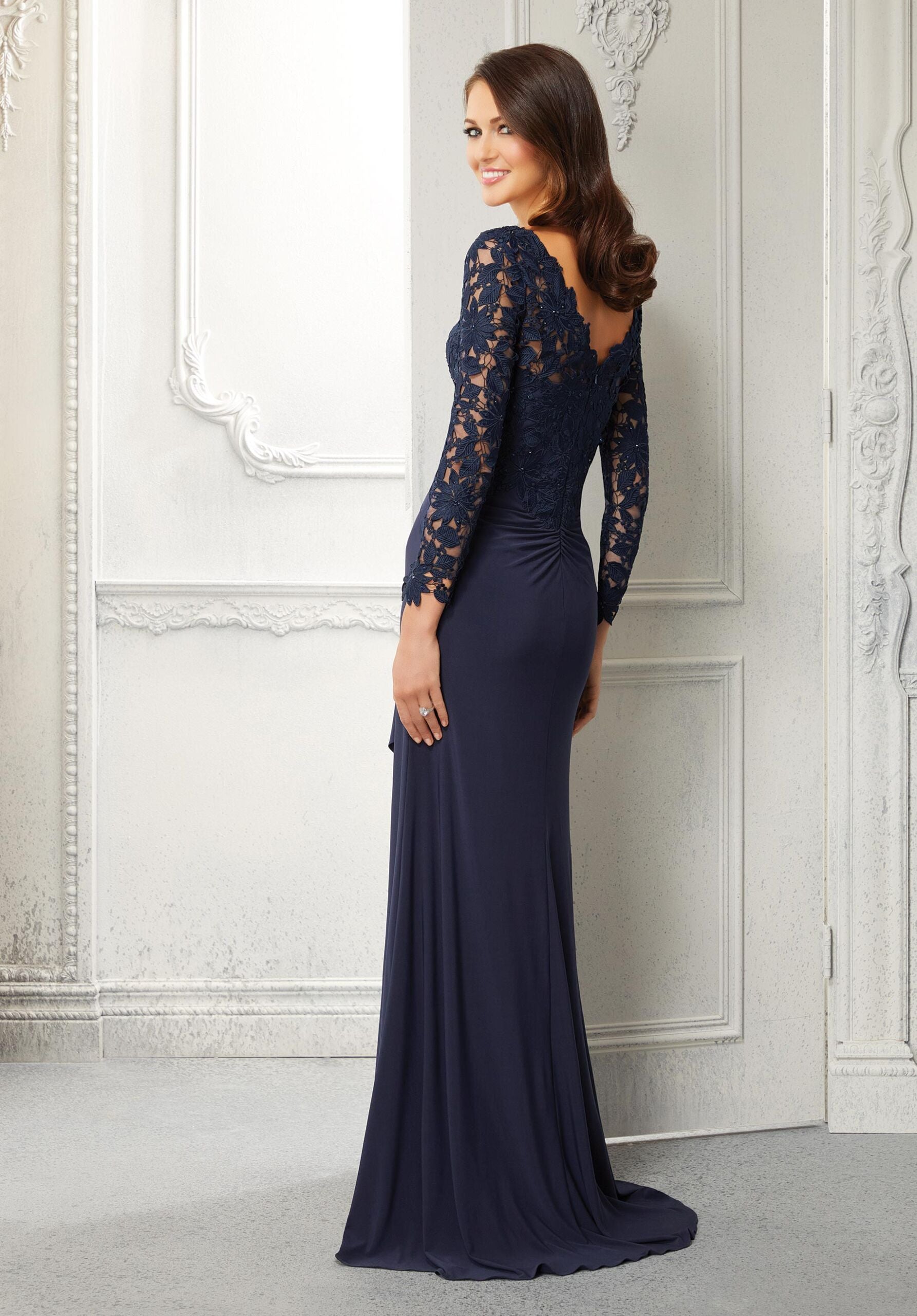 morilee-abendkleid-sheath-jersey-spitze-langarm-v-ausschnitt image 7
