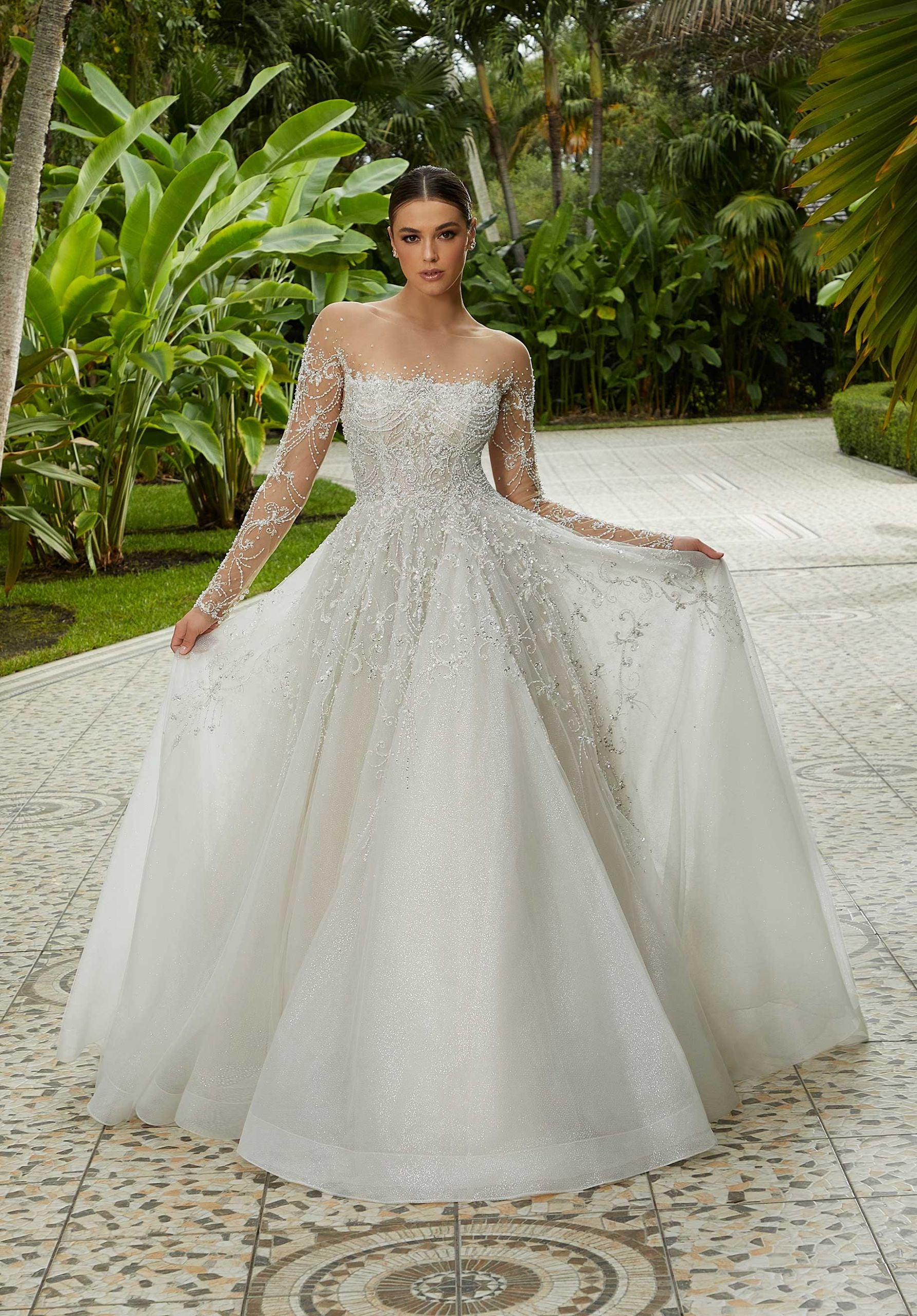 morilee-fantasia-brautkleid-ballkleid-glitzer-ivory image 1