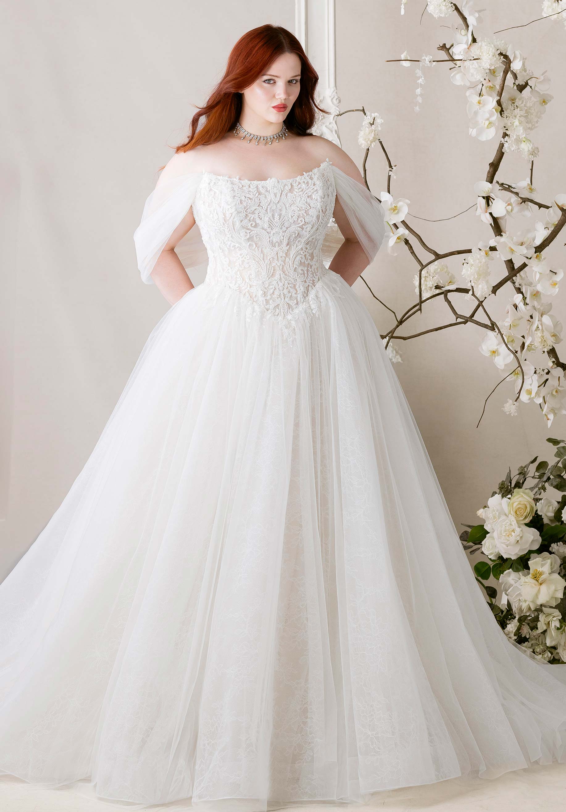 morilee-meli-a-linie-brautkleid image 1