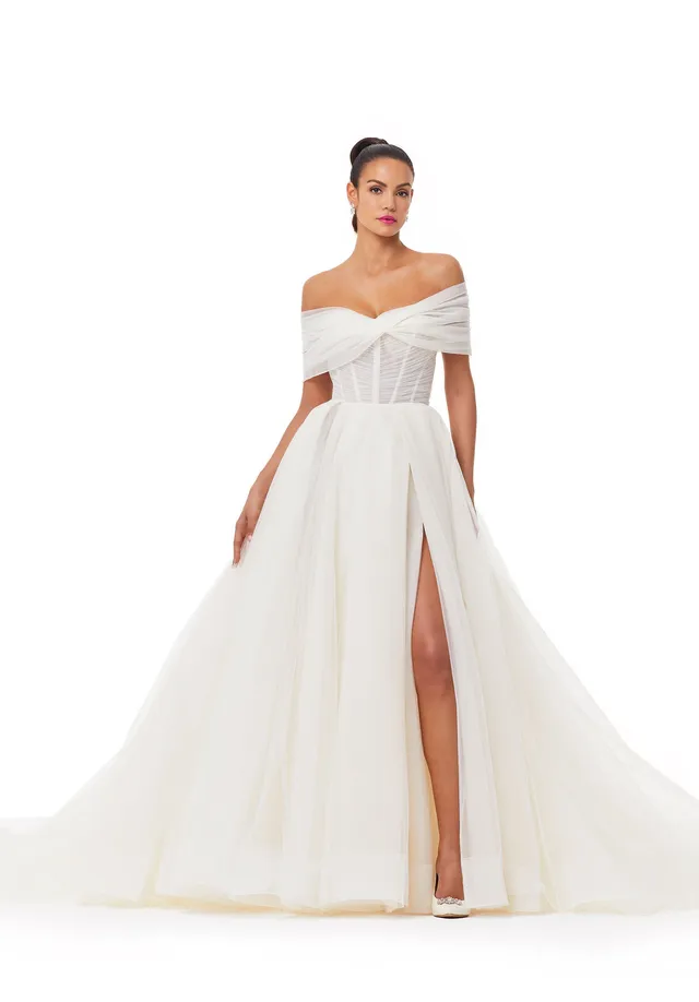 morilee-bailey-brautkleid-schlichtes-hochzeitskleid image 1