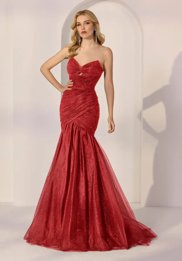 morilee-party-mermaidkleid-glitzer-t-ll-cat-eye image 1
