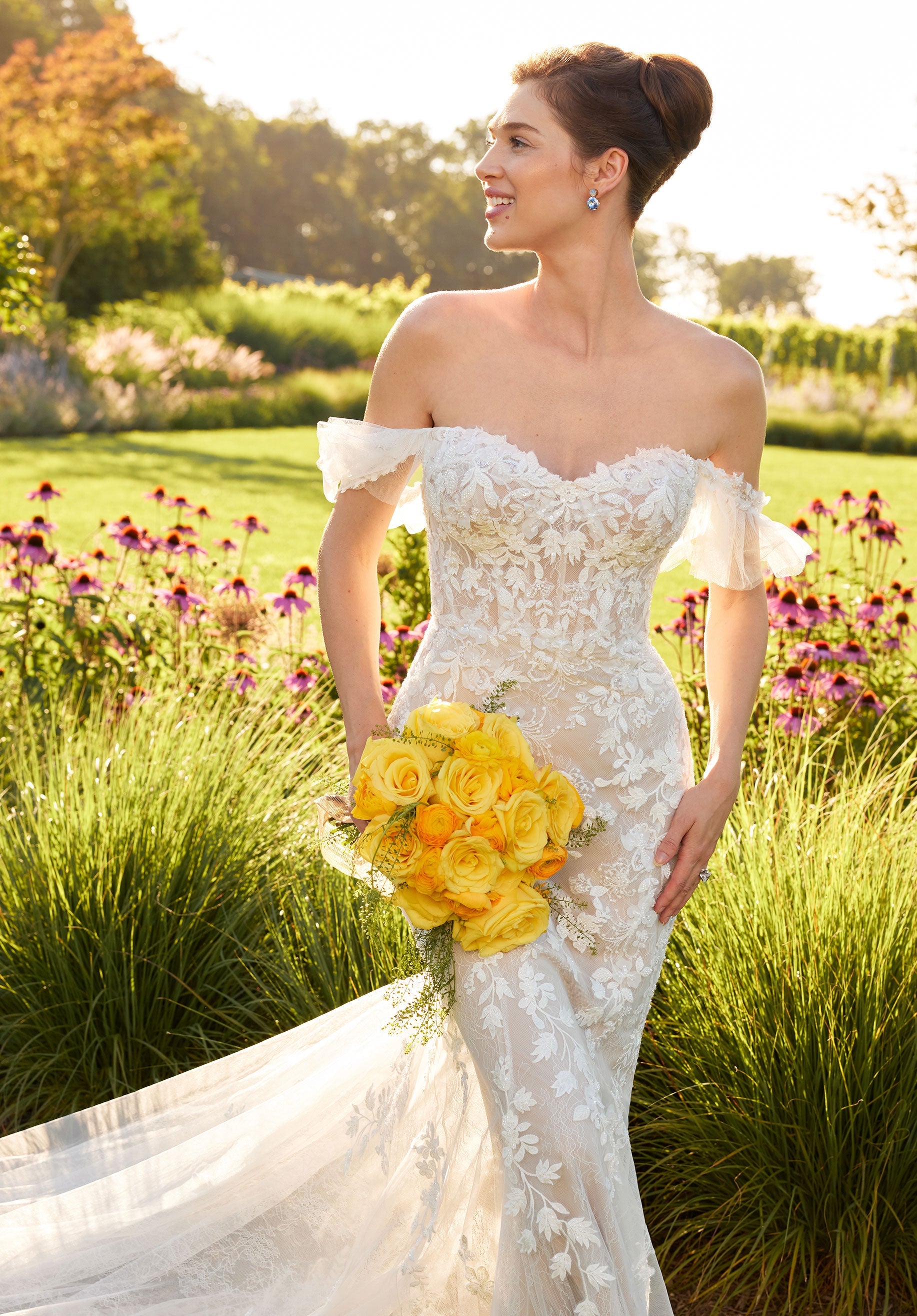 morilee-stormi-brautkleid-fit-flare-mit-3d-spitze-und-abnehmbaren-rmeln image 5
