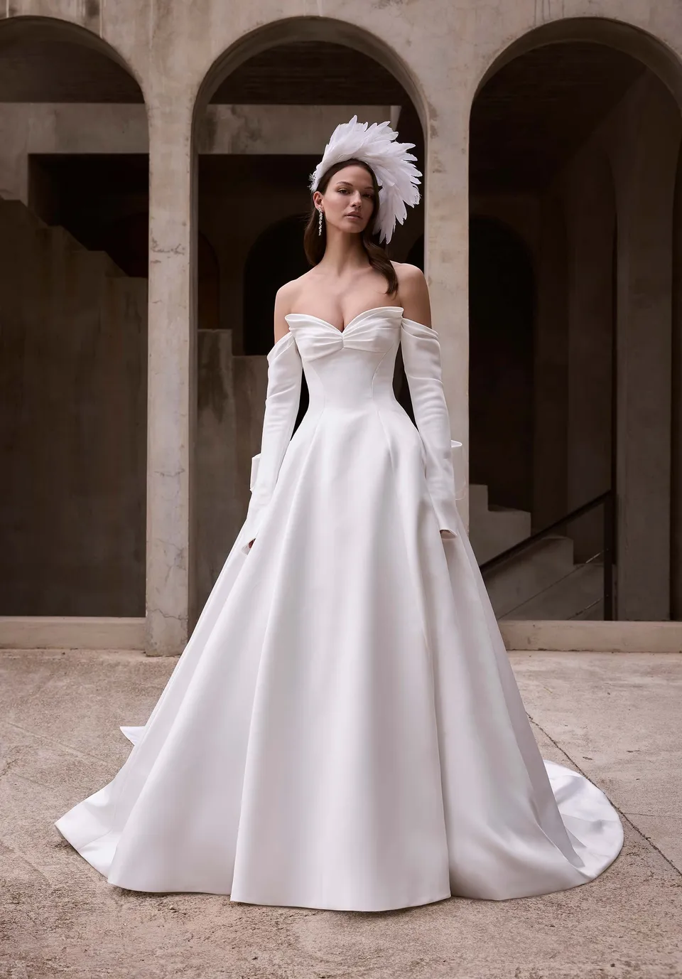 morilee-arete-duchess-satin-ballkleid-brautkleid image 1