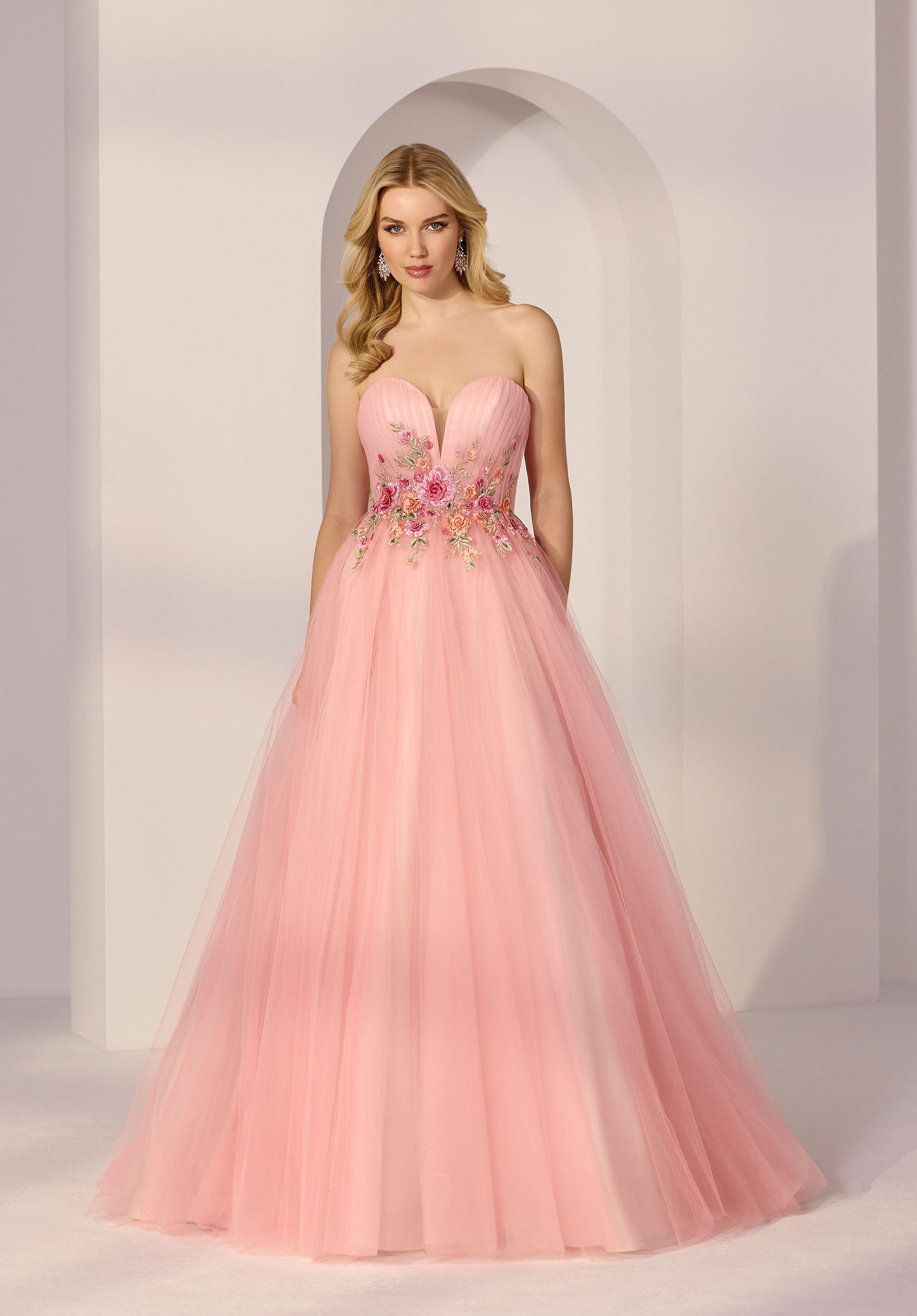 morilee-party-ballkleid-a-linie-t-ll-sweetheart-blumenstickerei image 1