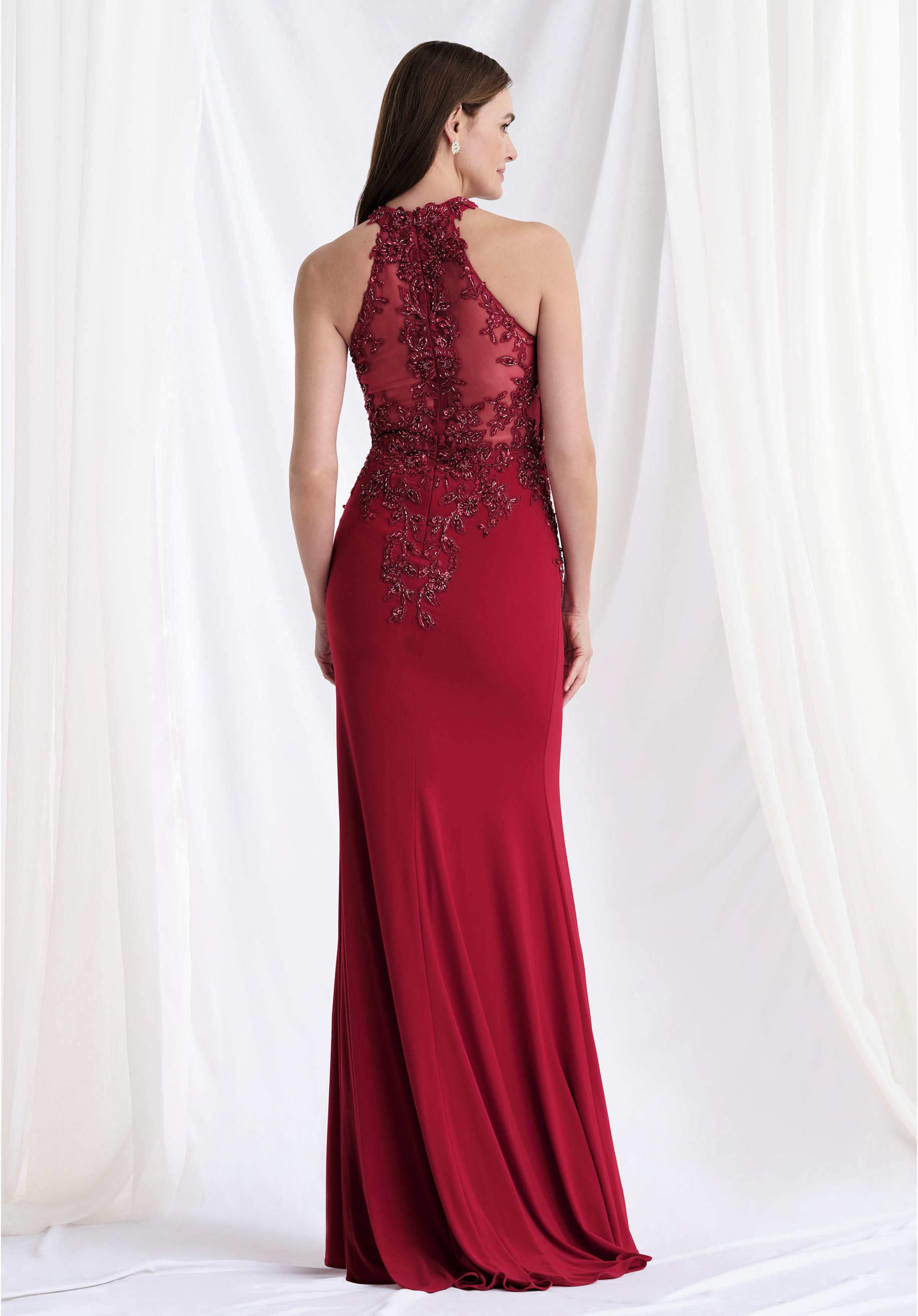morilee-abendkleid-fit-and-flare-neckholder-jersey-mit-illusionsr-cken image 6