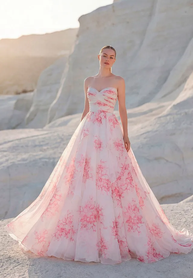 morilee-tate-brautkleid-a-linie-aus-organza-mit-drapiertem-surplice-oberteil image 1