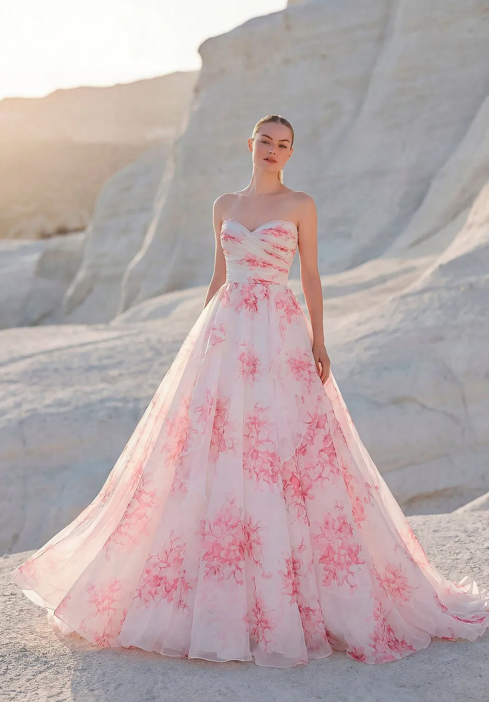 morilee-tate-brautkleid-a-linie-aus-organza-mit-drapiertem-surplice-oberteil image 1