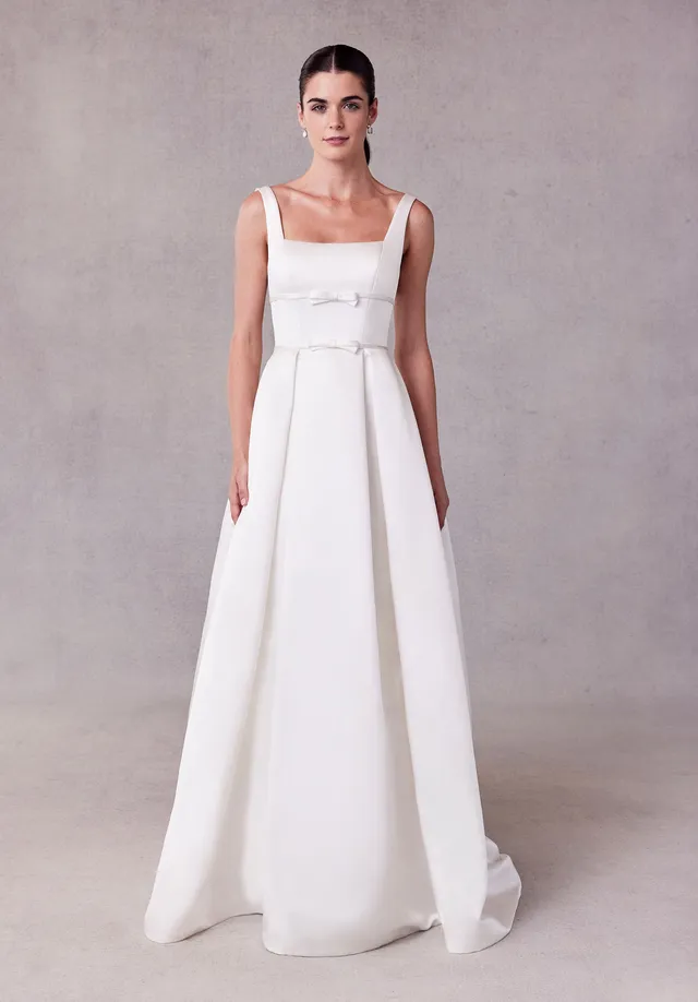 morilee-seline-brautkleid-a-linie-satin-ivory image 1