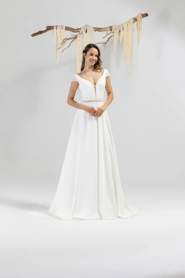 eglantine-losange-brautkleid-ivoire-wei-gr-34-74 image 1