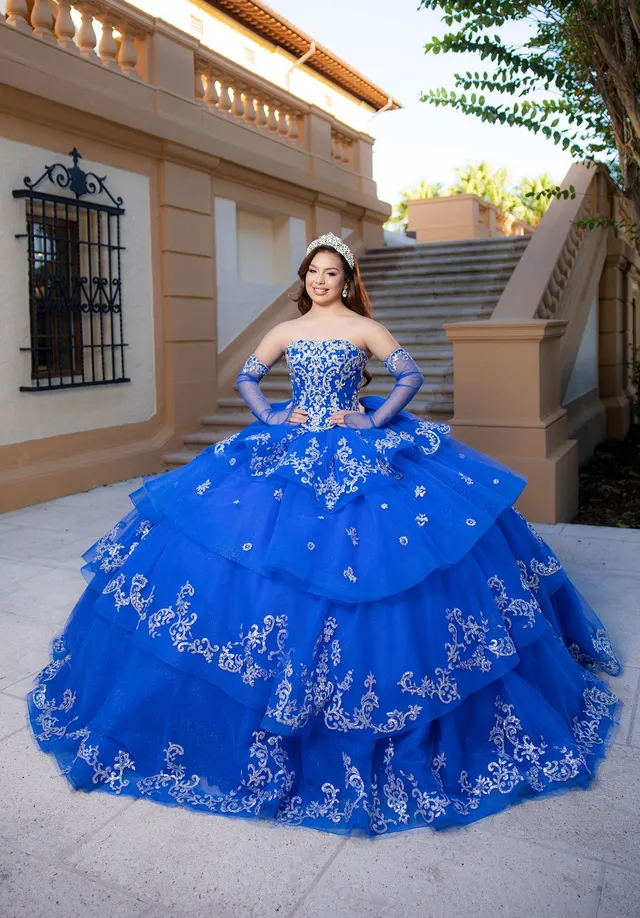 morilee-vizcaya-carina-quincea-era-kleid-3-teilig-glitzer-t-ll-mit-korsett image 1
