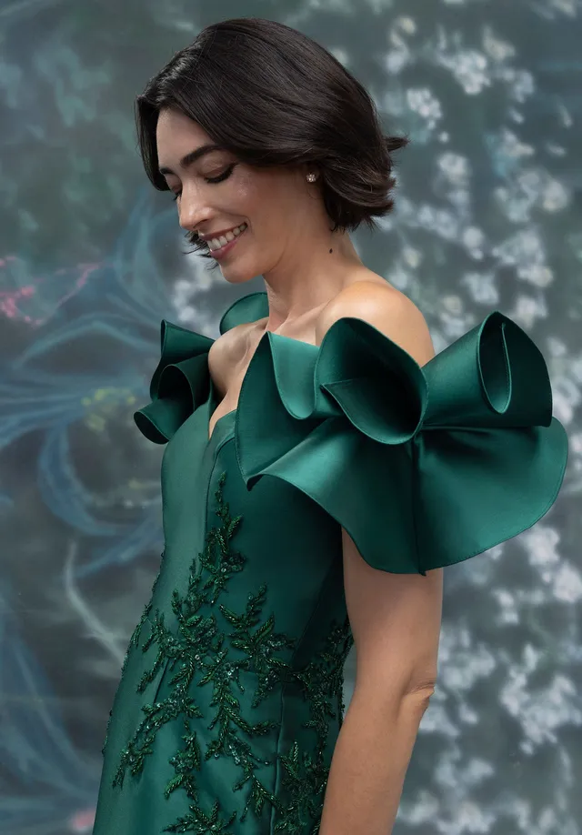 morilee-abendkleid-mikado-meerjungfrau-mit-r-schen-und-stickerei image 1