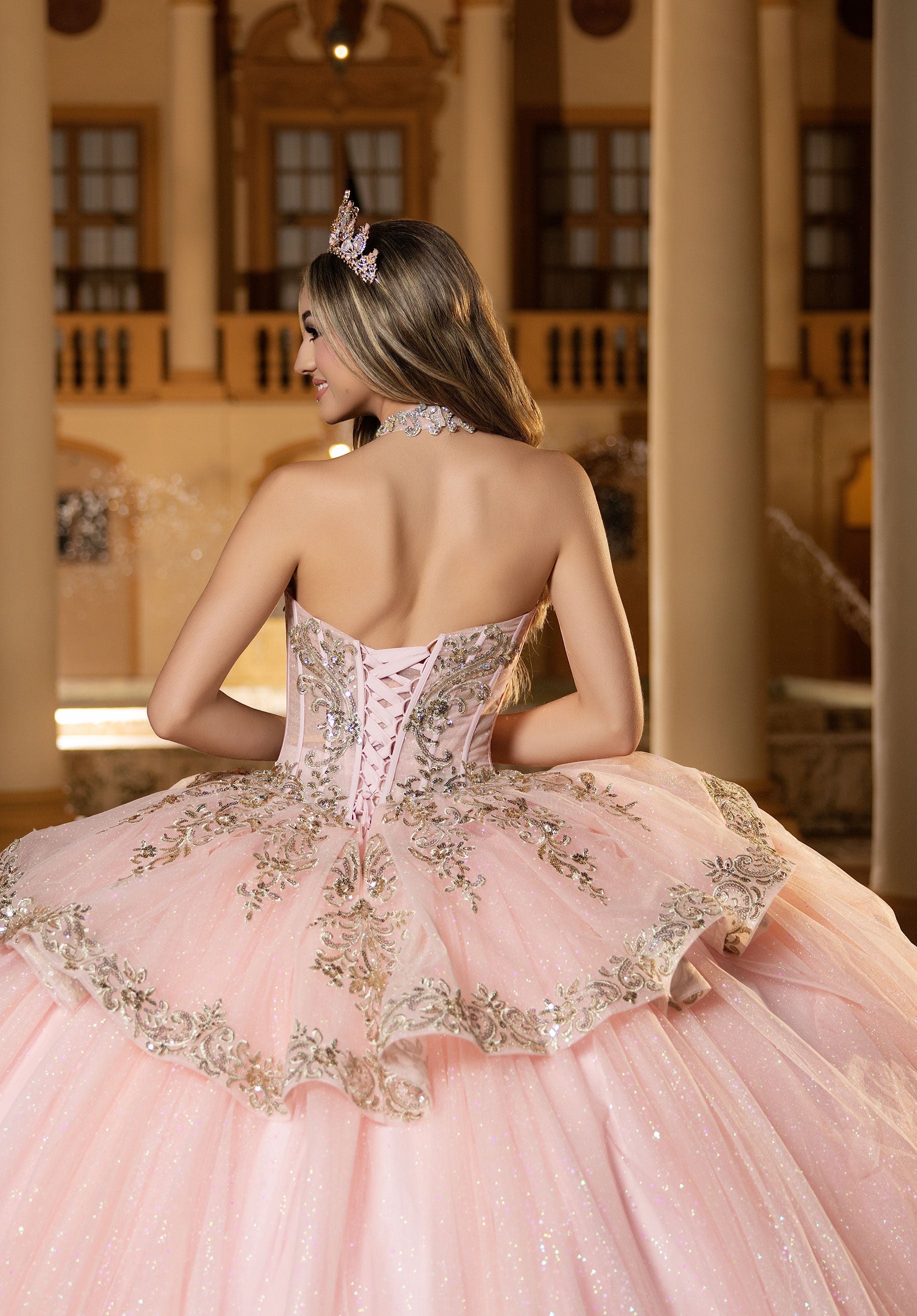 morilee-candice-quincea-era-kleid-corsagen-ballkleid-mit-t-ll-und-puff-rmeln image 7