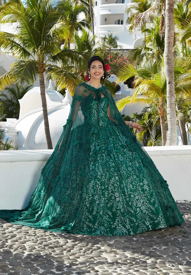 morilee-beaded-three-dimensional-floral-appliques-cape-brautcape image 1