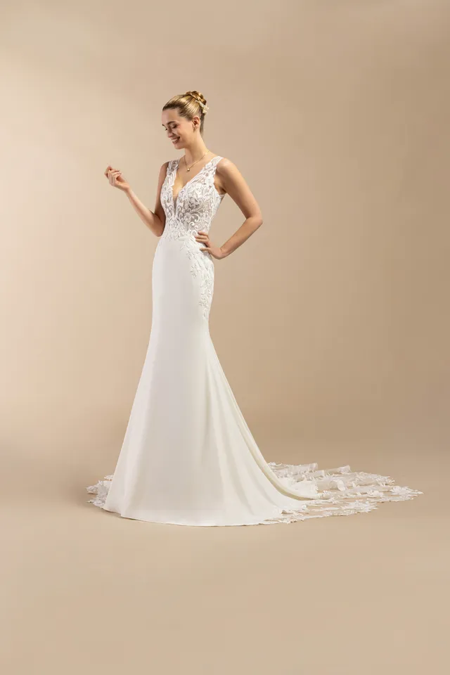 eglantine-b-a-brautkleid-ivoire-wei-gr-34-60 image 1