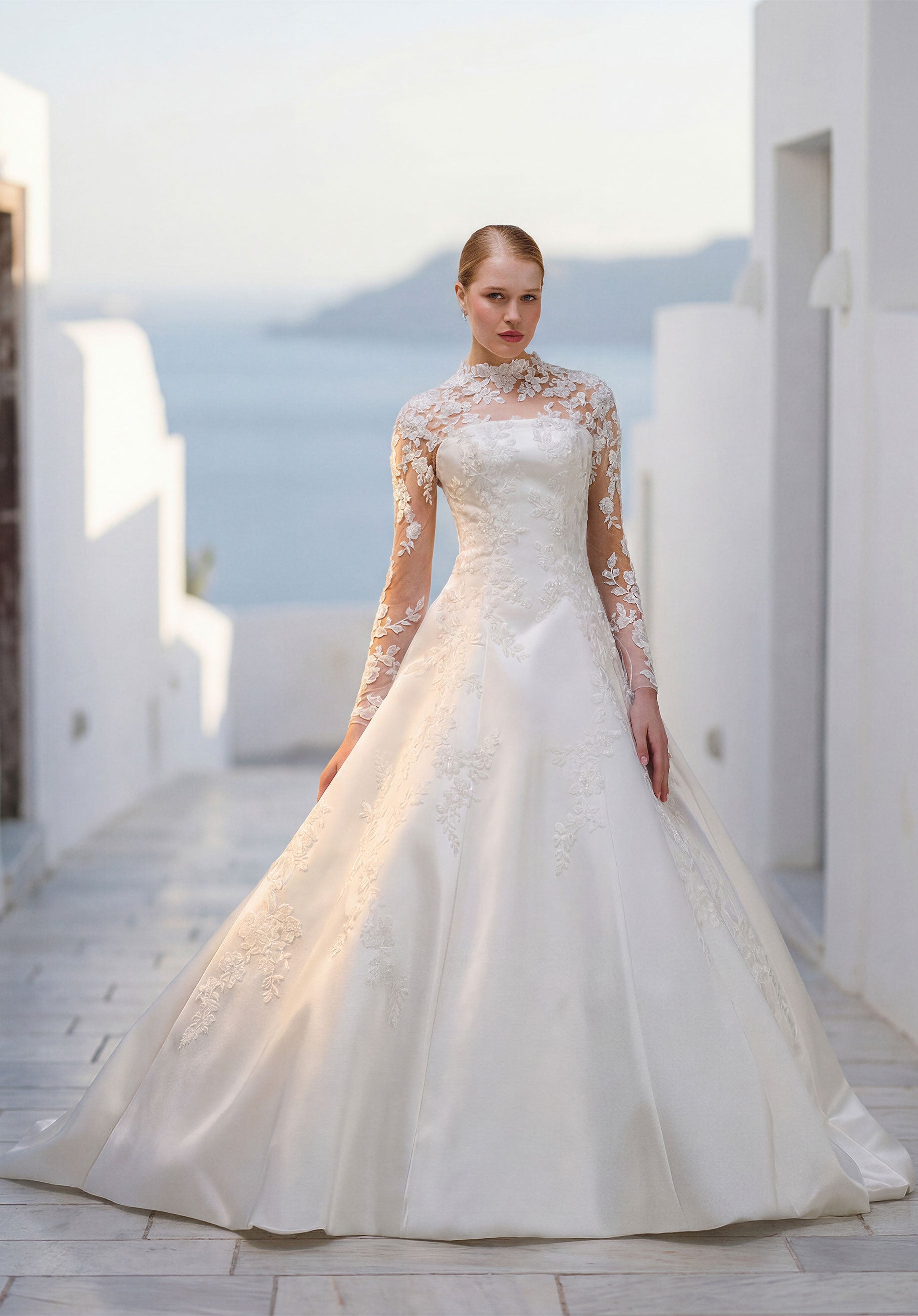 morilee-tovella-satin-ballkleid-brautkleid image 1