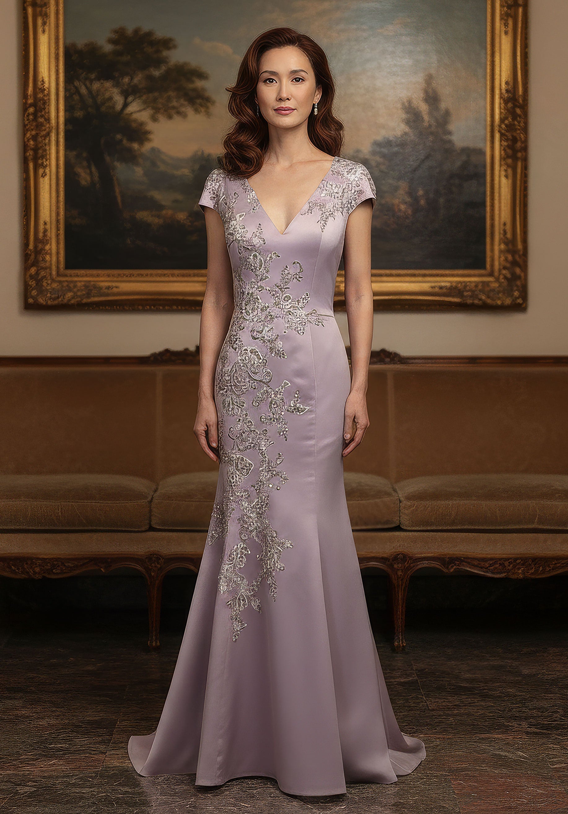 morilee-satin-meerjungfrau-abendkleid-mit-perlen-spitze image 1