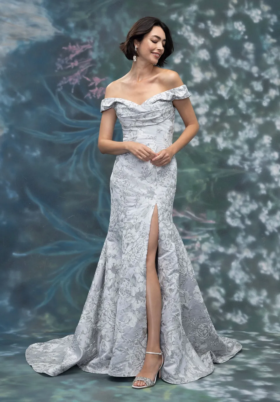 morilee-brokat-mermaid-abendkleid-off-shoulder image 1