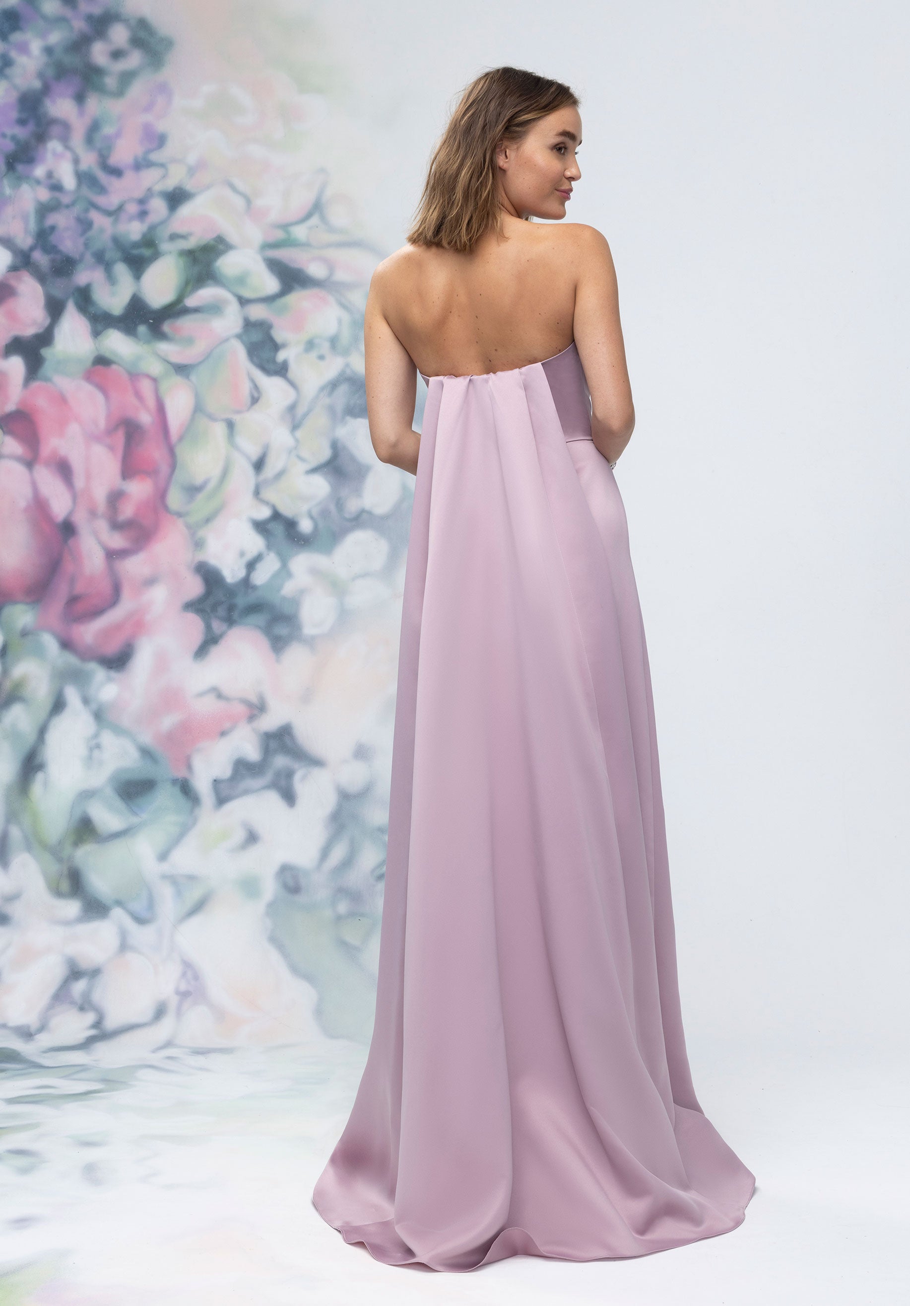 morilee-brautjungfernkleid-satin-tr-gerlos-mit-watteau-r-cken image 4