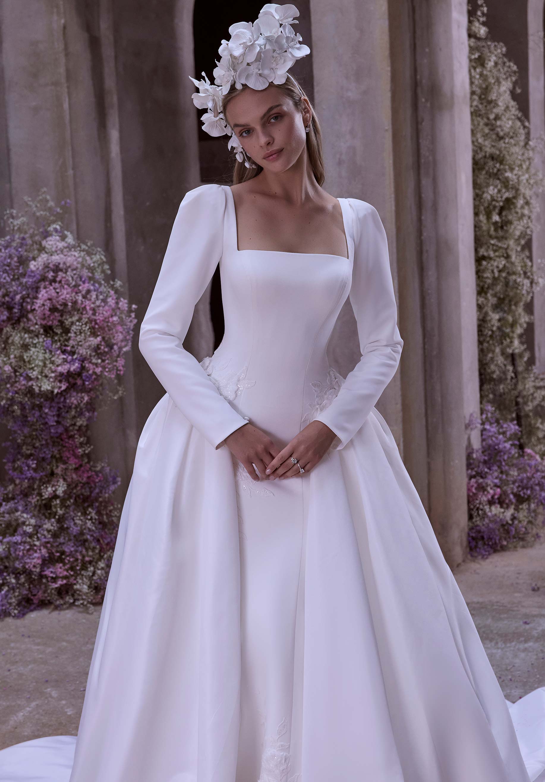 morilee-zephira-fit-and-flare-brautkleid-mit-berrock image 7