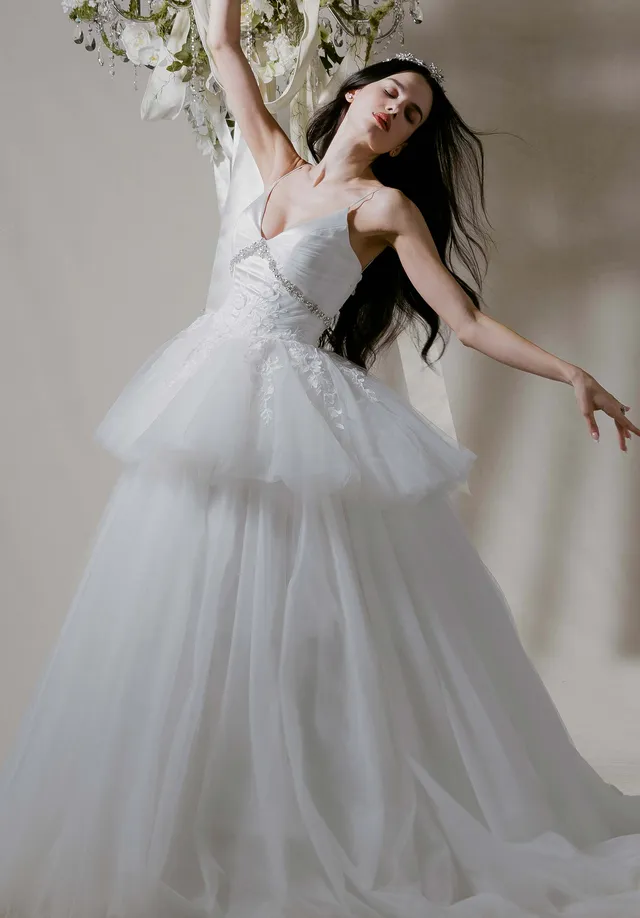 morilee-black-label-joli-brautkleid-tutu-mit-berrock image 1