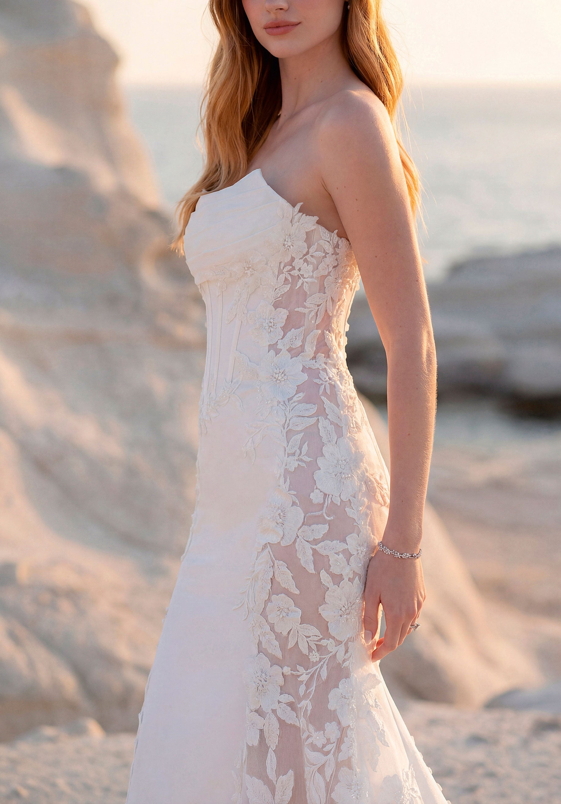 morilee-tiar-brautkleid-meerjungfrau-stretch-cr-pe-mit-spitze image 3