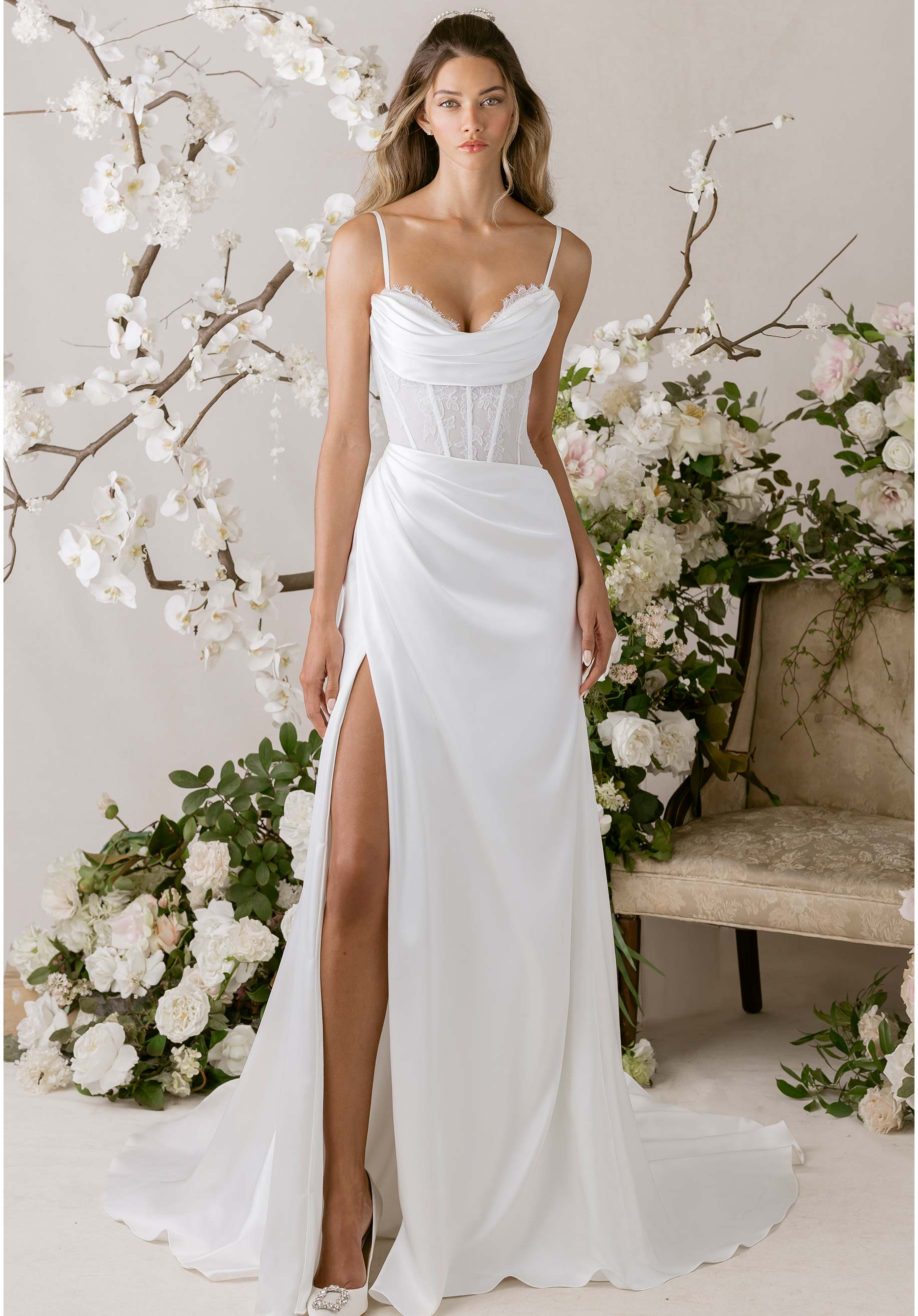 morilee-irina-sheath-brautkleid-aus-satin-mit-spitze image 1