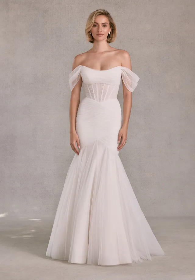 morilee-stassi-brautkleid-mermaid-t-ll-korsett image 1